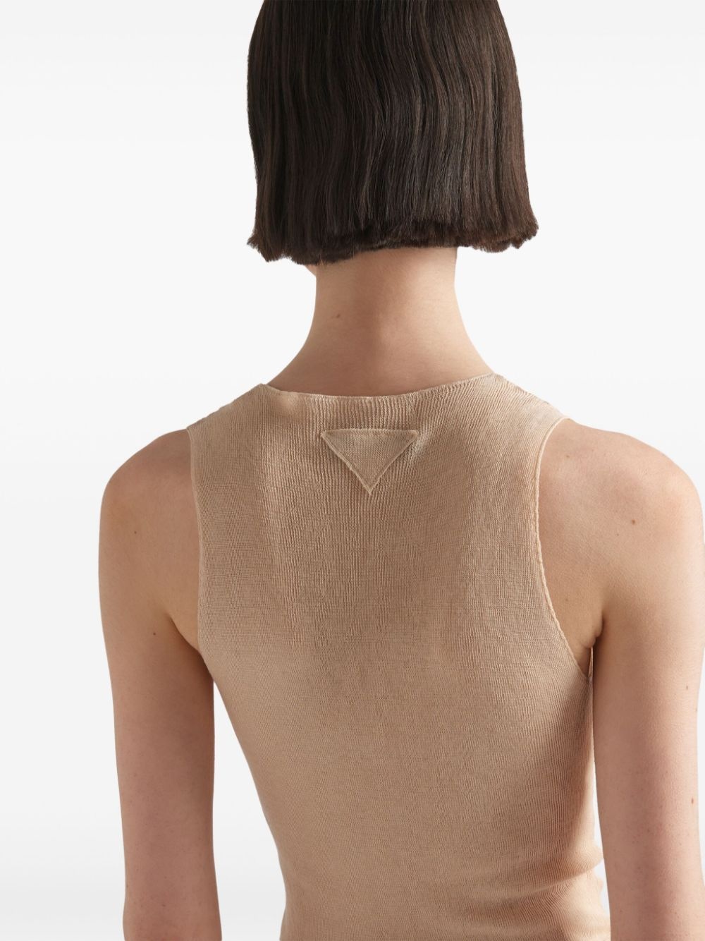 cotton ribbed tank top - 5