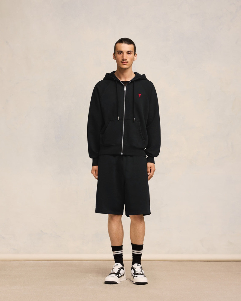 AMI Paris AMI DE COEUR ZIPPED HOODIE outlook