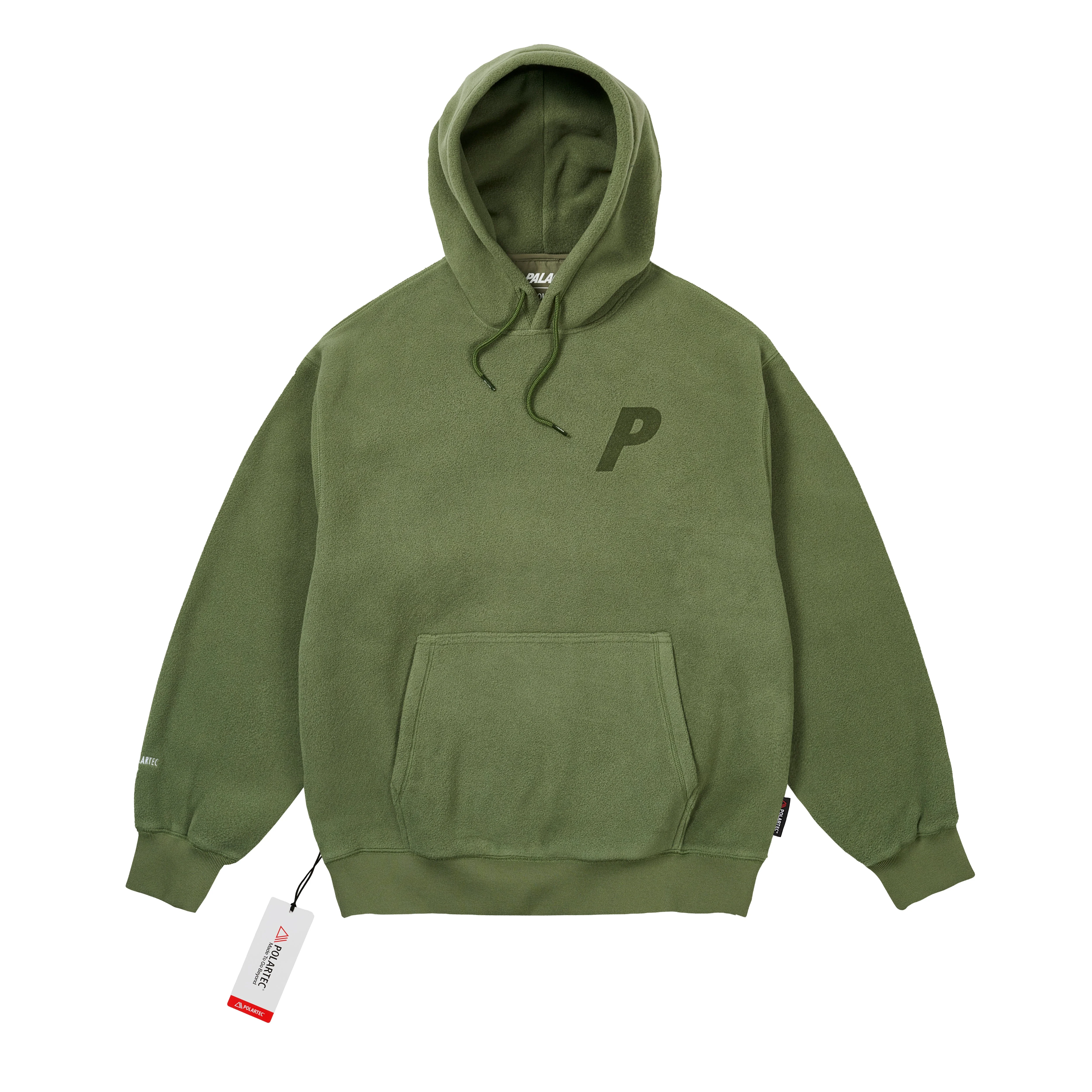 POLARTEC P3 HOOD OLIVE - 1