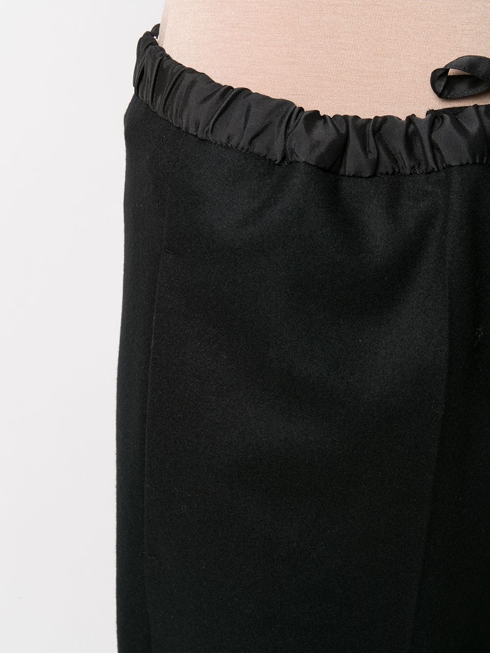 drawstring high-waist trousers - 5