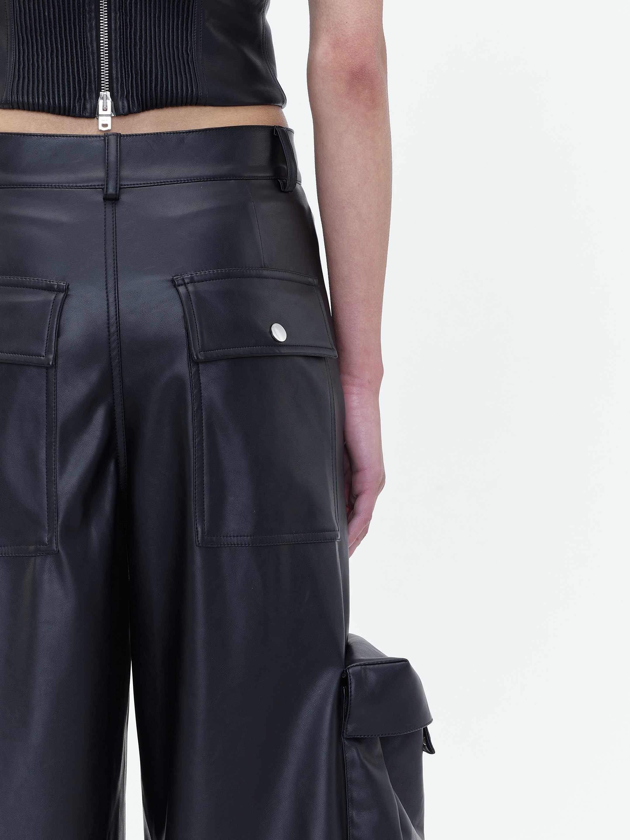 WIDE LEG CARGO PANT - 10