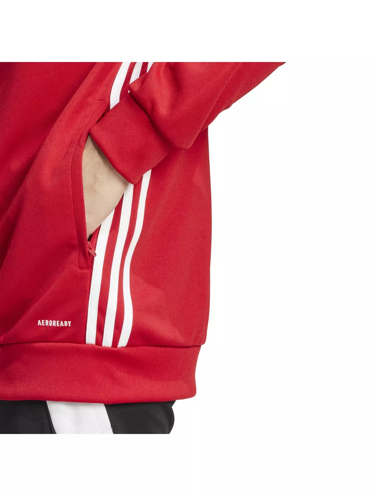 Men's Tiro 25 Essentials Training Track Top -Red - 4