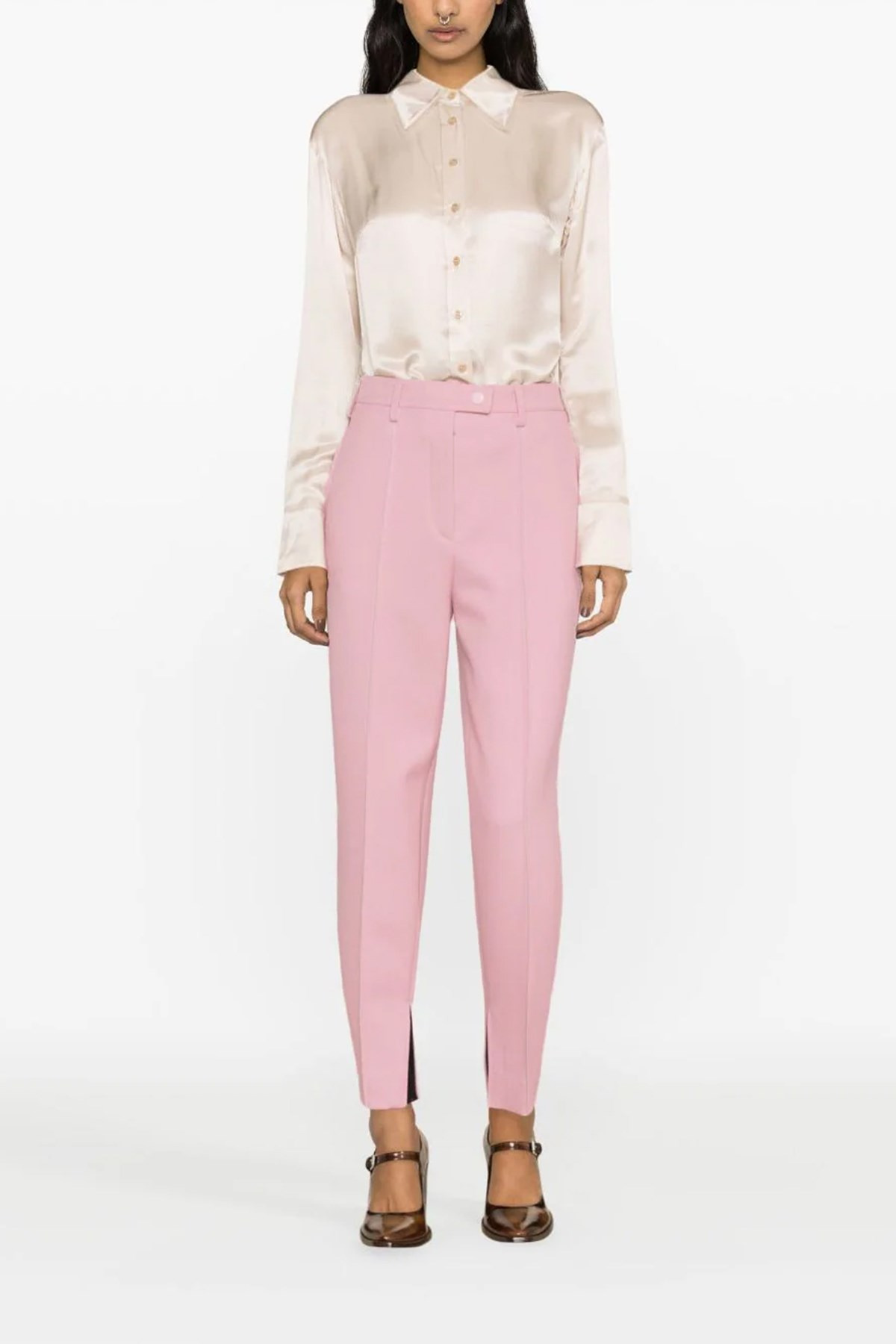 Gabardine nattè trousers - 2
