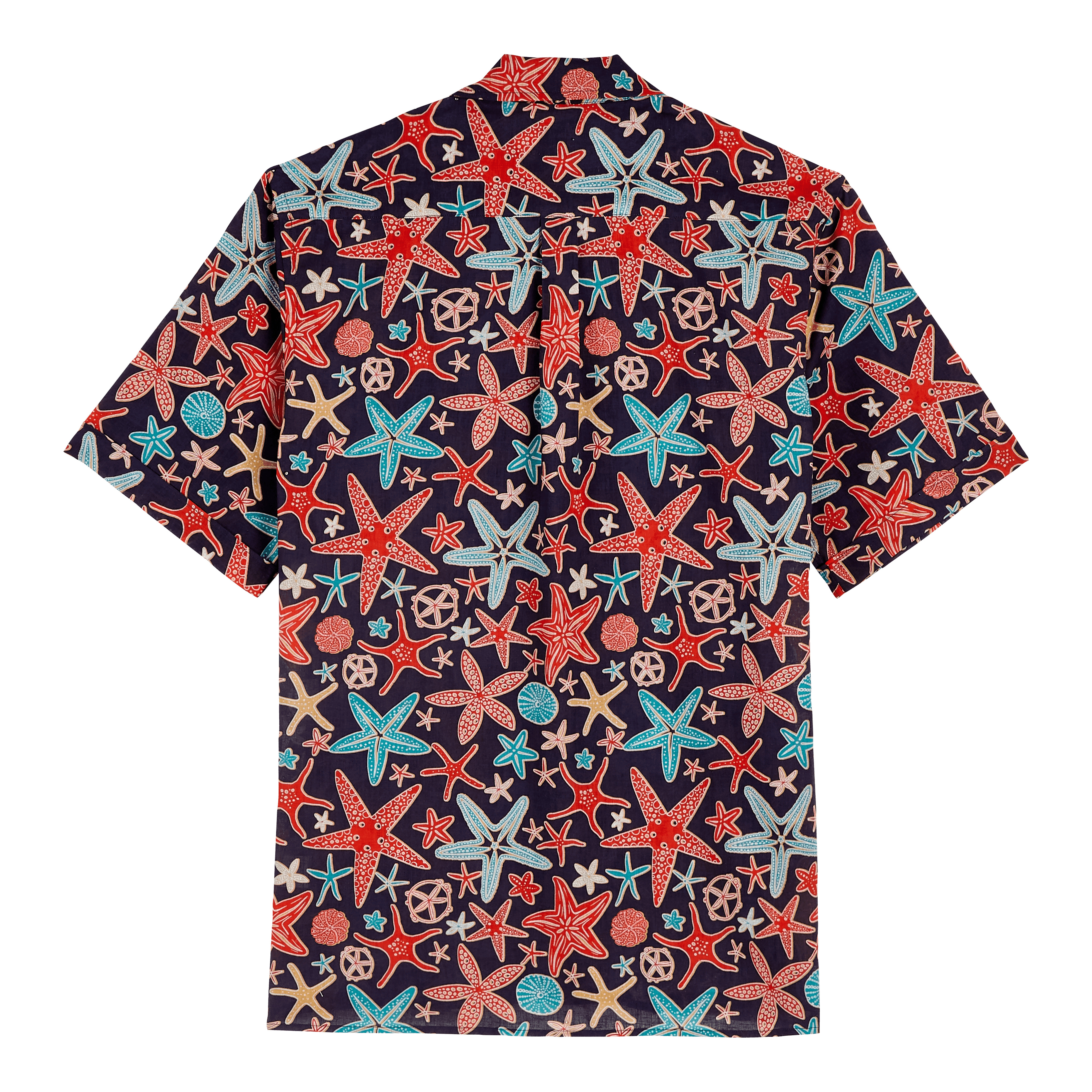 Men Linen Bowling Shirt Holistarfish - 2