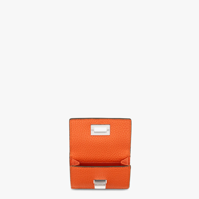 FENDI Compact, tri-fold Peekaboo Selleria wallet with large internal banknote compartment and three concea outlook