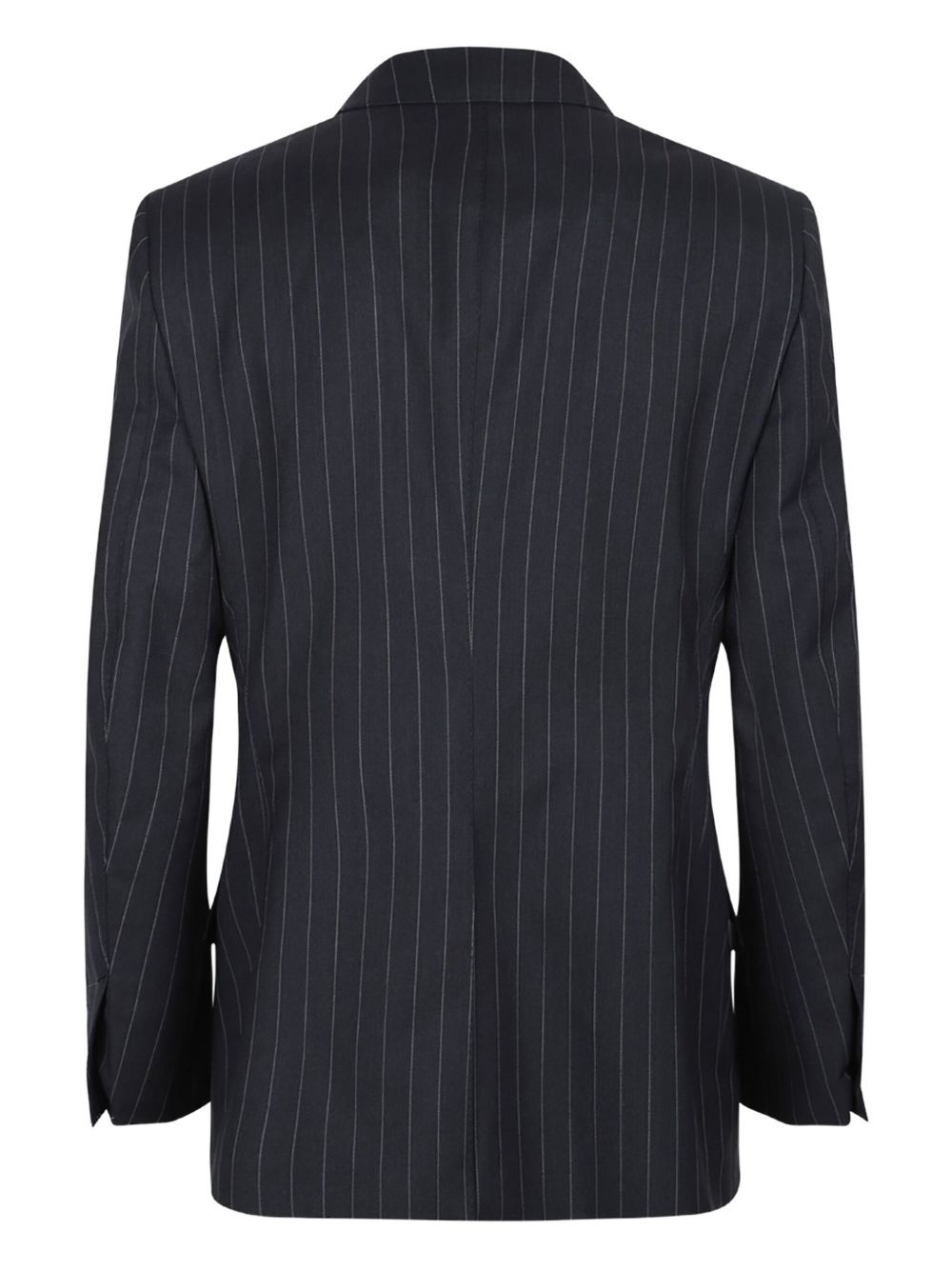 pinstripe-pattern blazer - 2