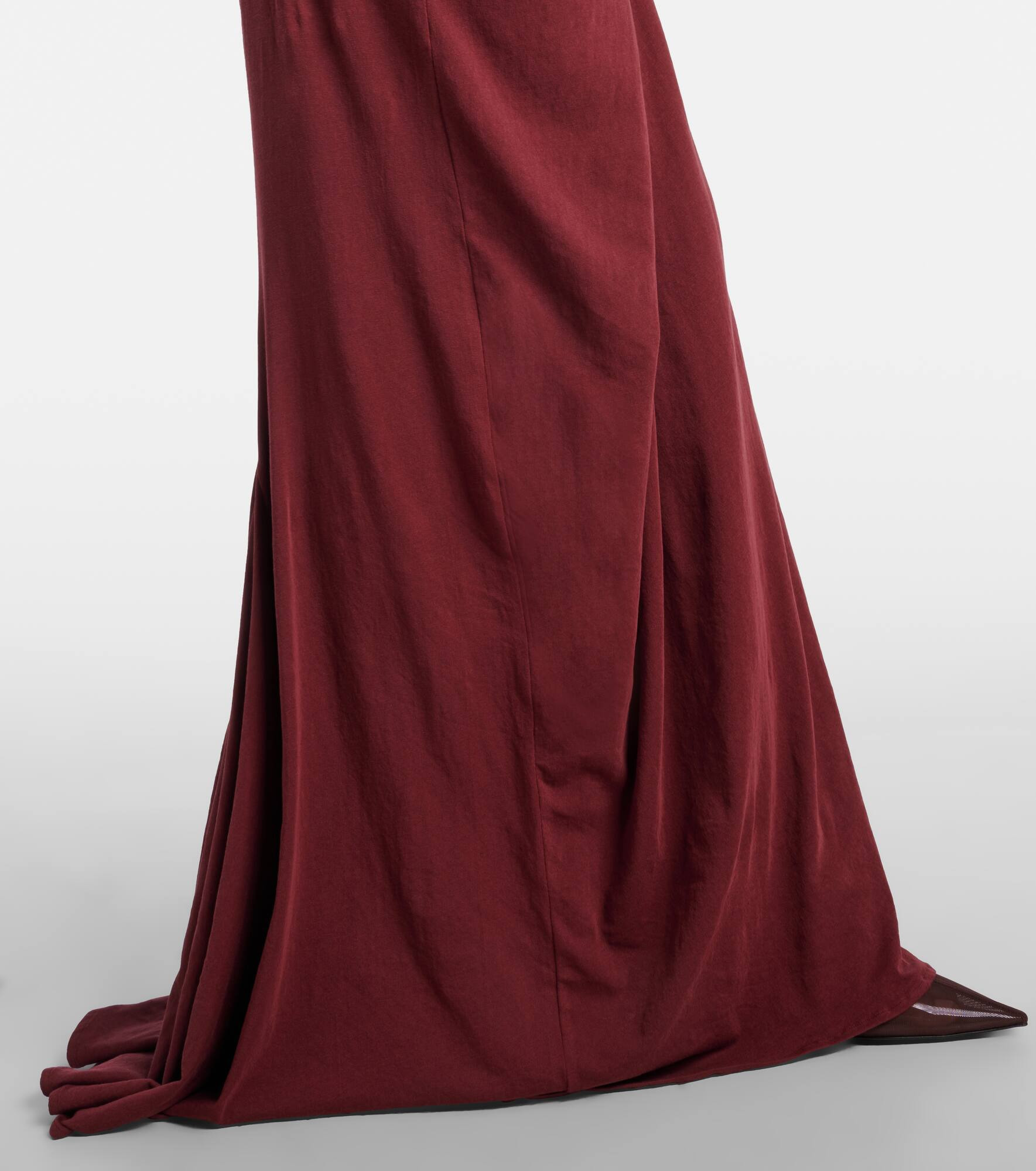 Shroud cotton-blend jersey maxi dress - 6