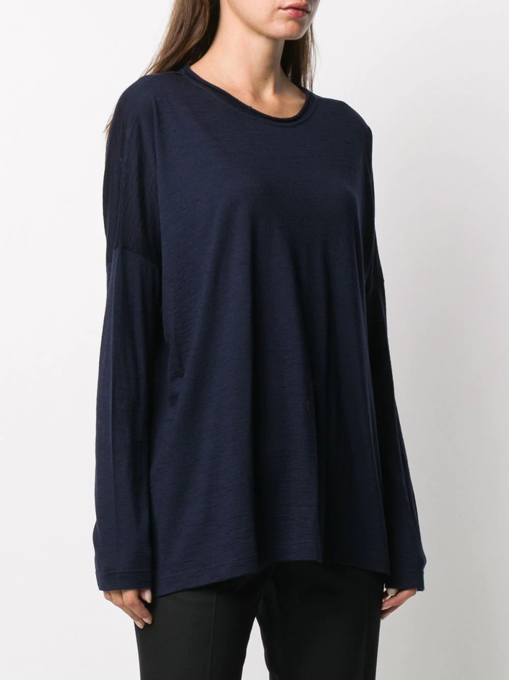 longsleeved wool T-shirt - 3