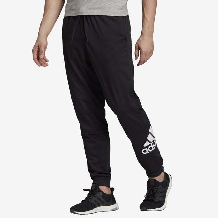 adidas Knitted Sports Long Pants Men Black EB5258 - 3