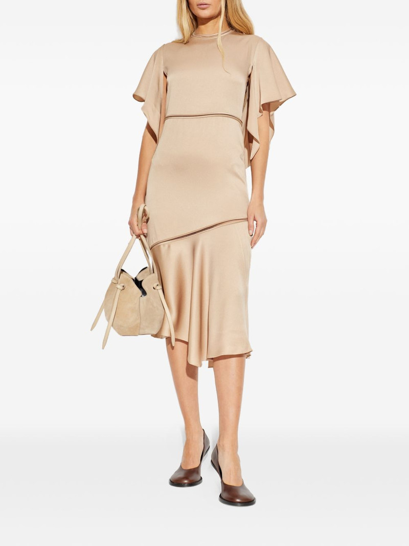 FABIANA FILIPPI layered asymmetrical-hem dress outlook