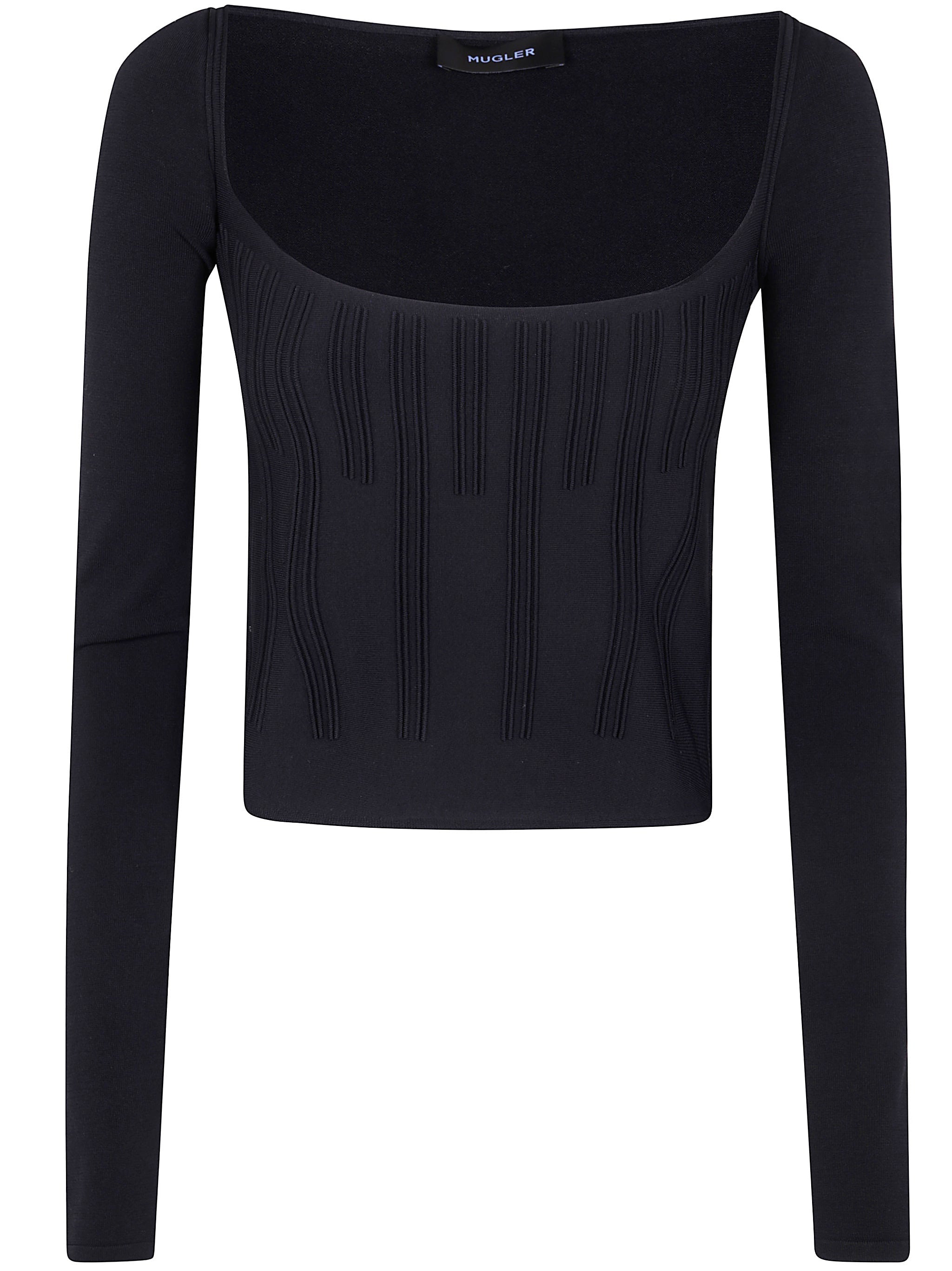 Mugler Women Madonna Neck Top - 6