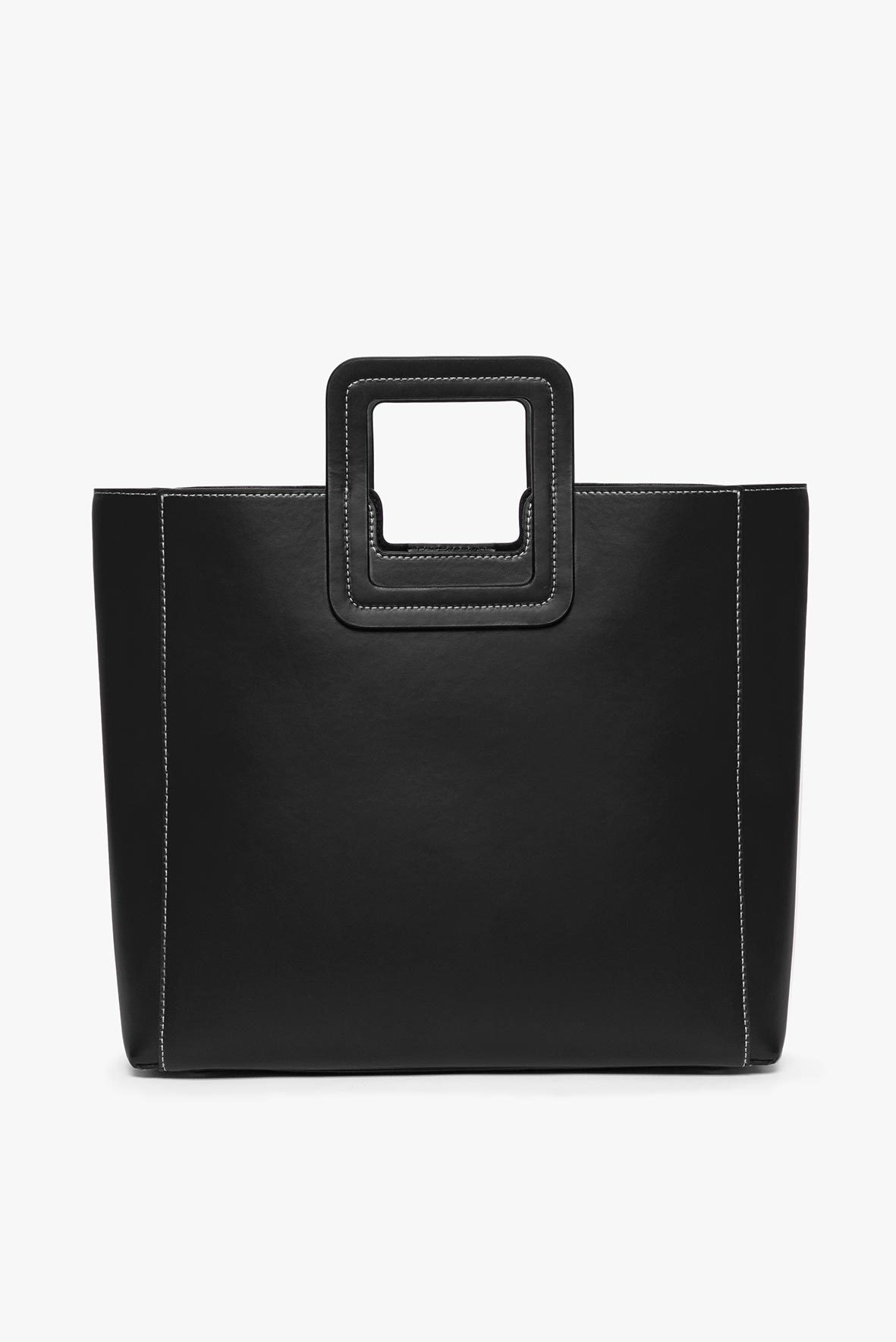 STAUD SHIRLEY LEATHER BAG | BLACK - 3