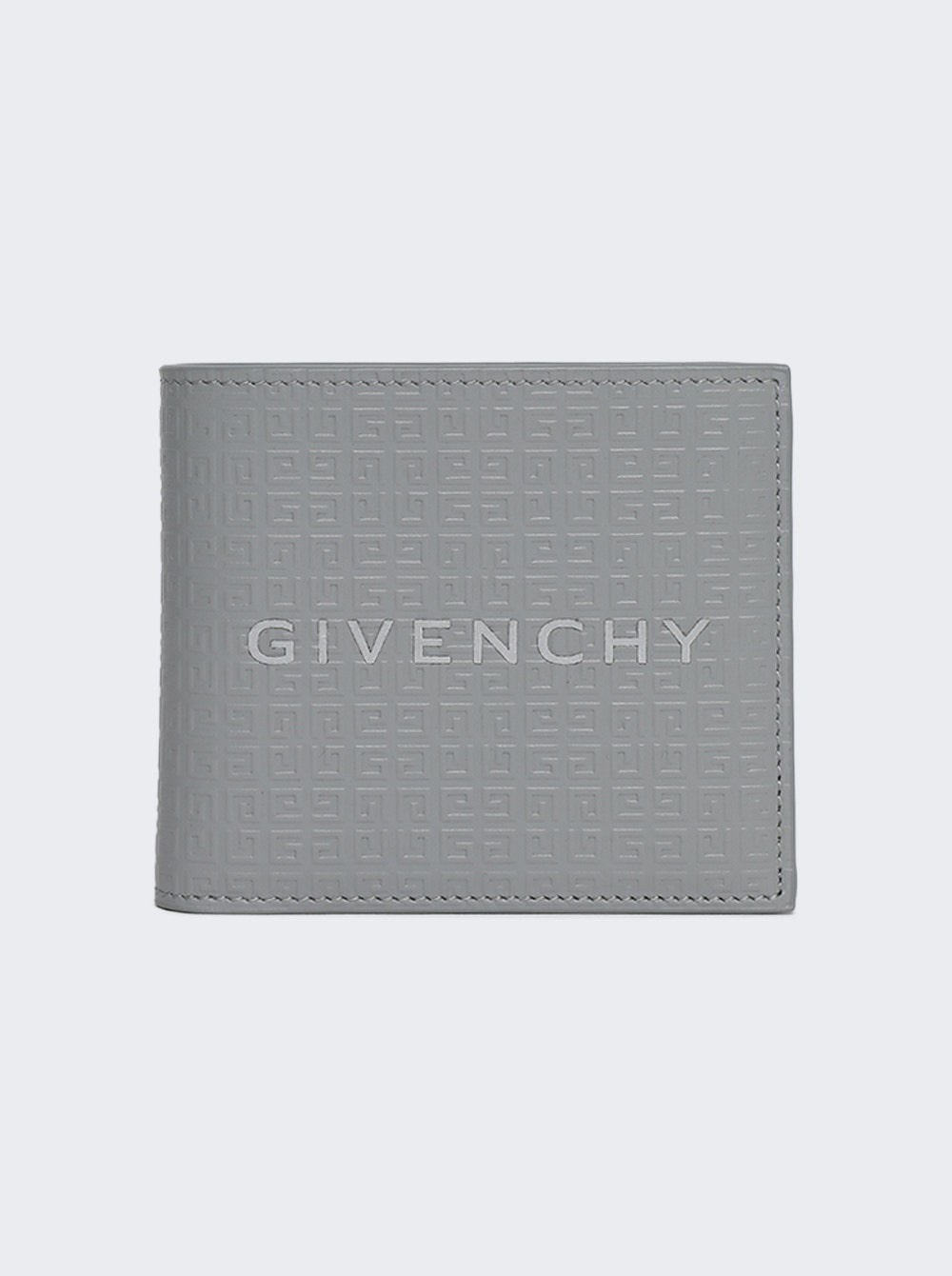4g Micro Leather Wallet Light Grey - 1