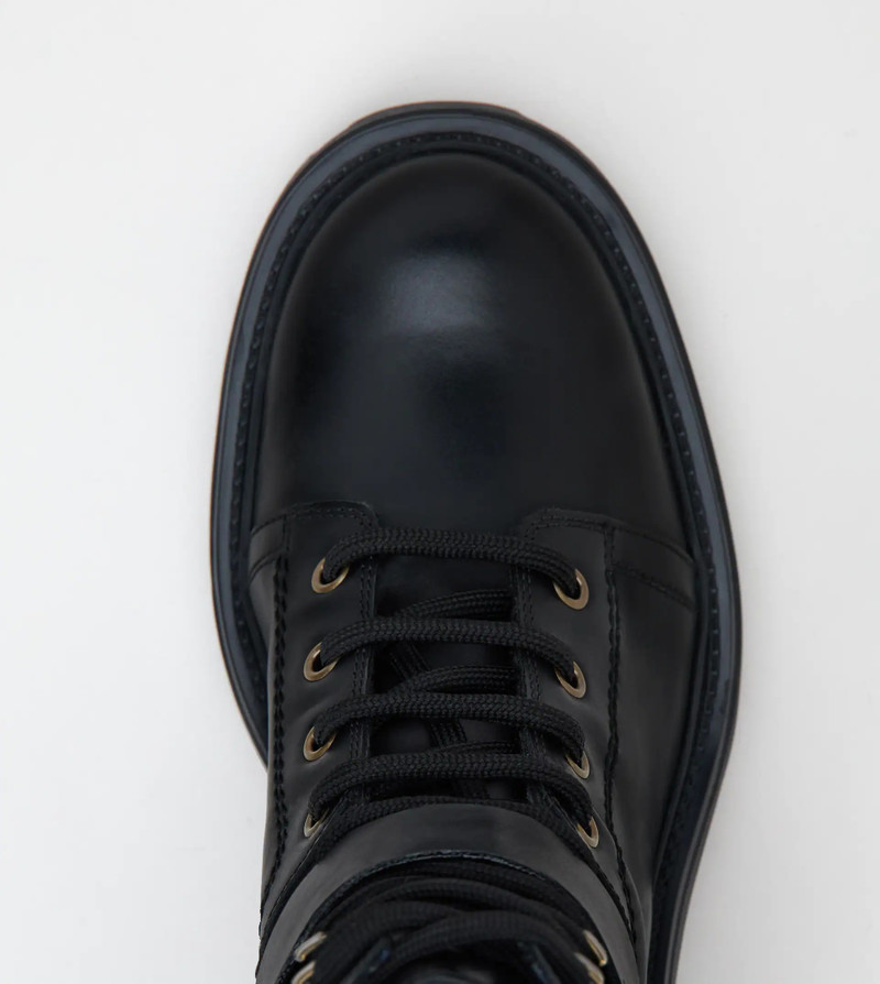 BOOTS IN LEATHER - BLACK 4