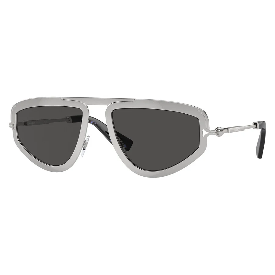 Burberry Dark Grey Irregular Men's Sunglasses BE3150 100587 56 - 1
