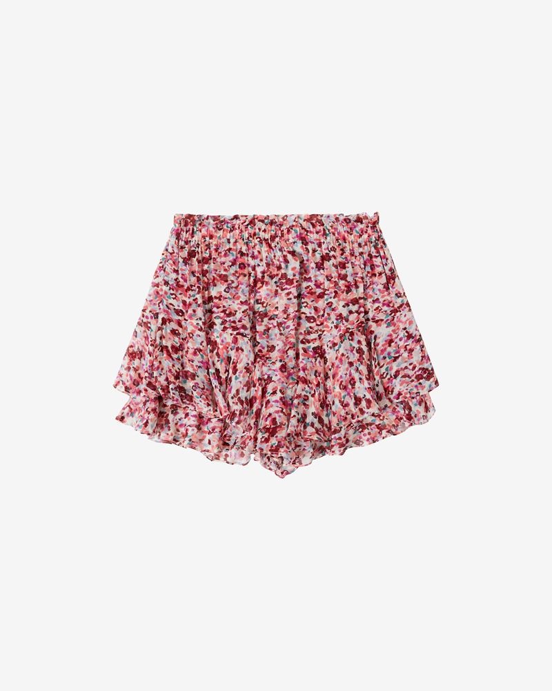 SORNEL FLORAL PRINTED SHORTS - 1