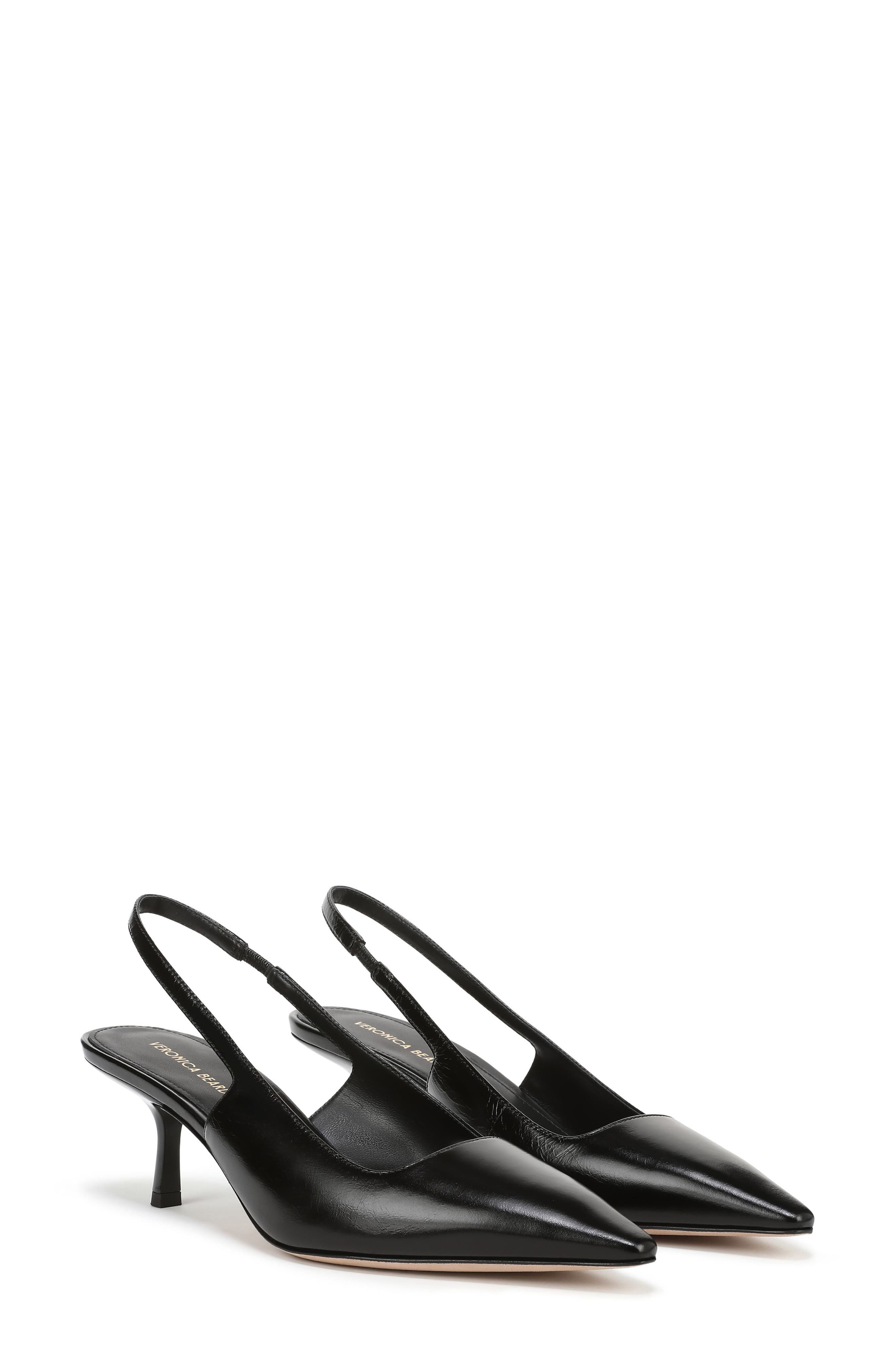 Veronica Beard Cashel Slingback Pointed Toe Pump in Black at Nordstrom - 8