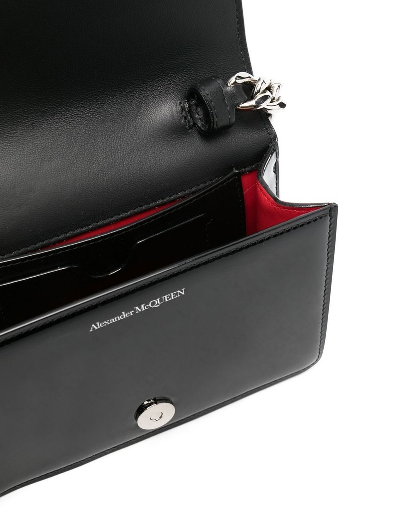 Four ring patent-leather tote bag 5