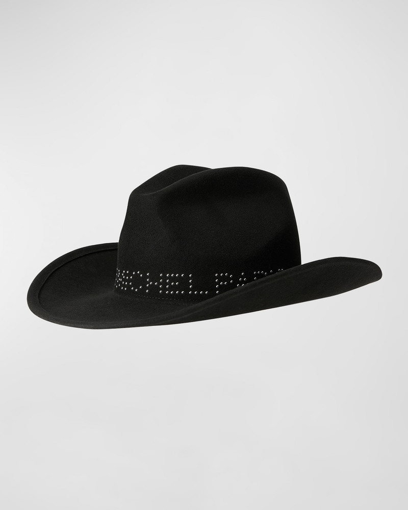 Austin Studded Felt Cowboy Hat 1