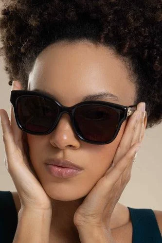Round Square Logo Sunglasses - 1