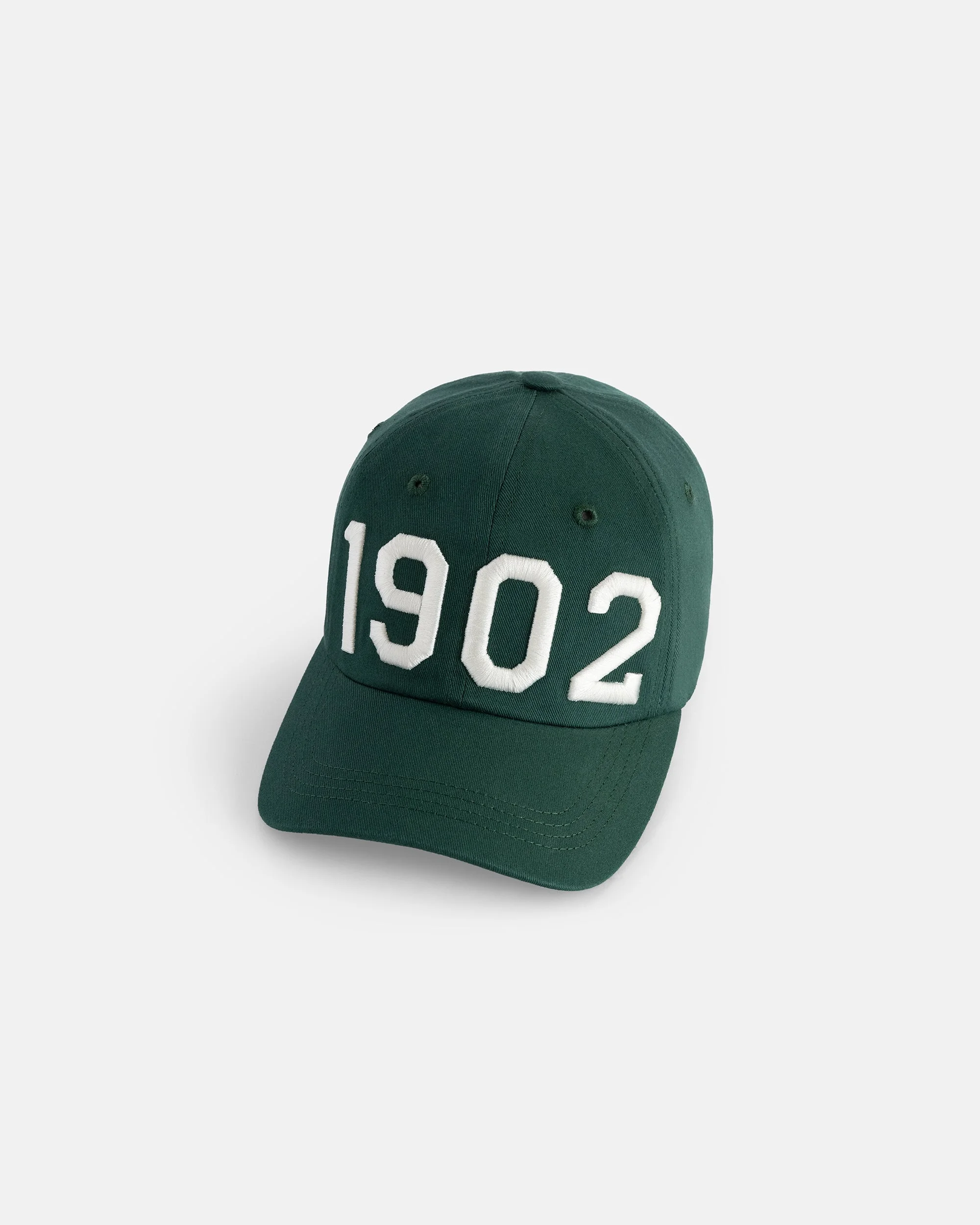 MADE-IN-USA GREEN 1902 EMBROIDERED DAD HAT - 1