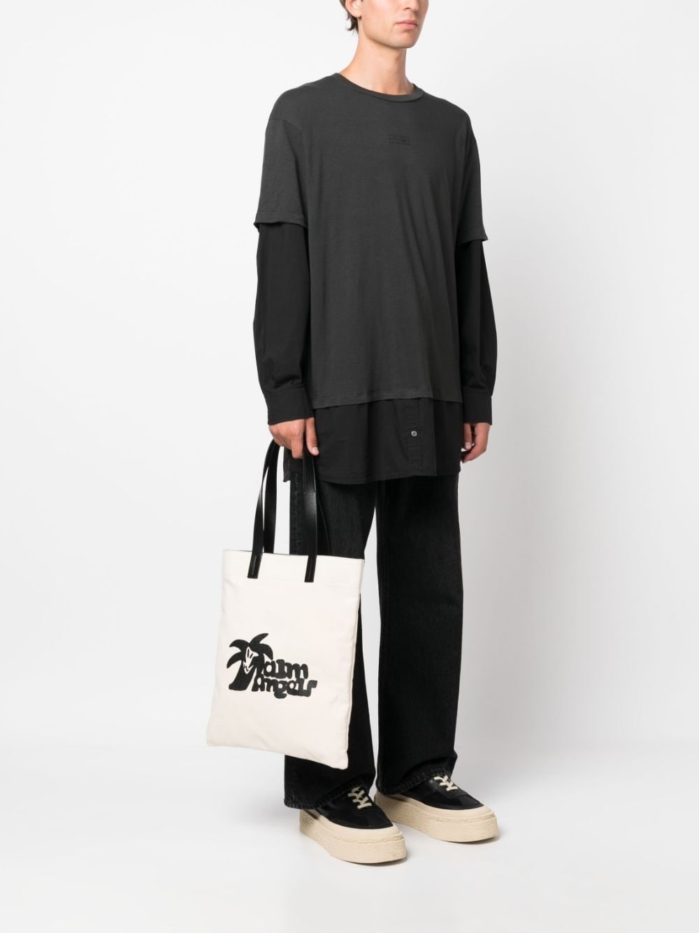 logo-print tote bag - 2