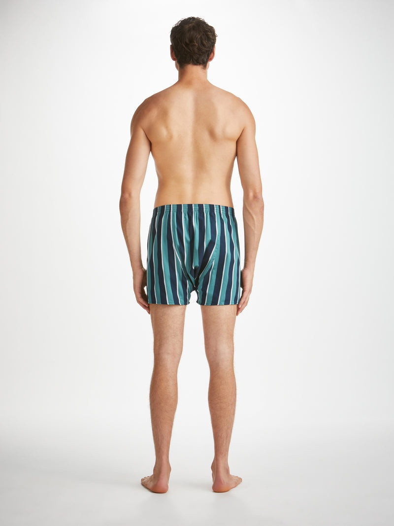 Men's Classic Fit Boxers Royal 221 Cotton Teal 4