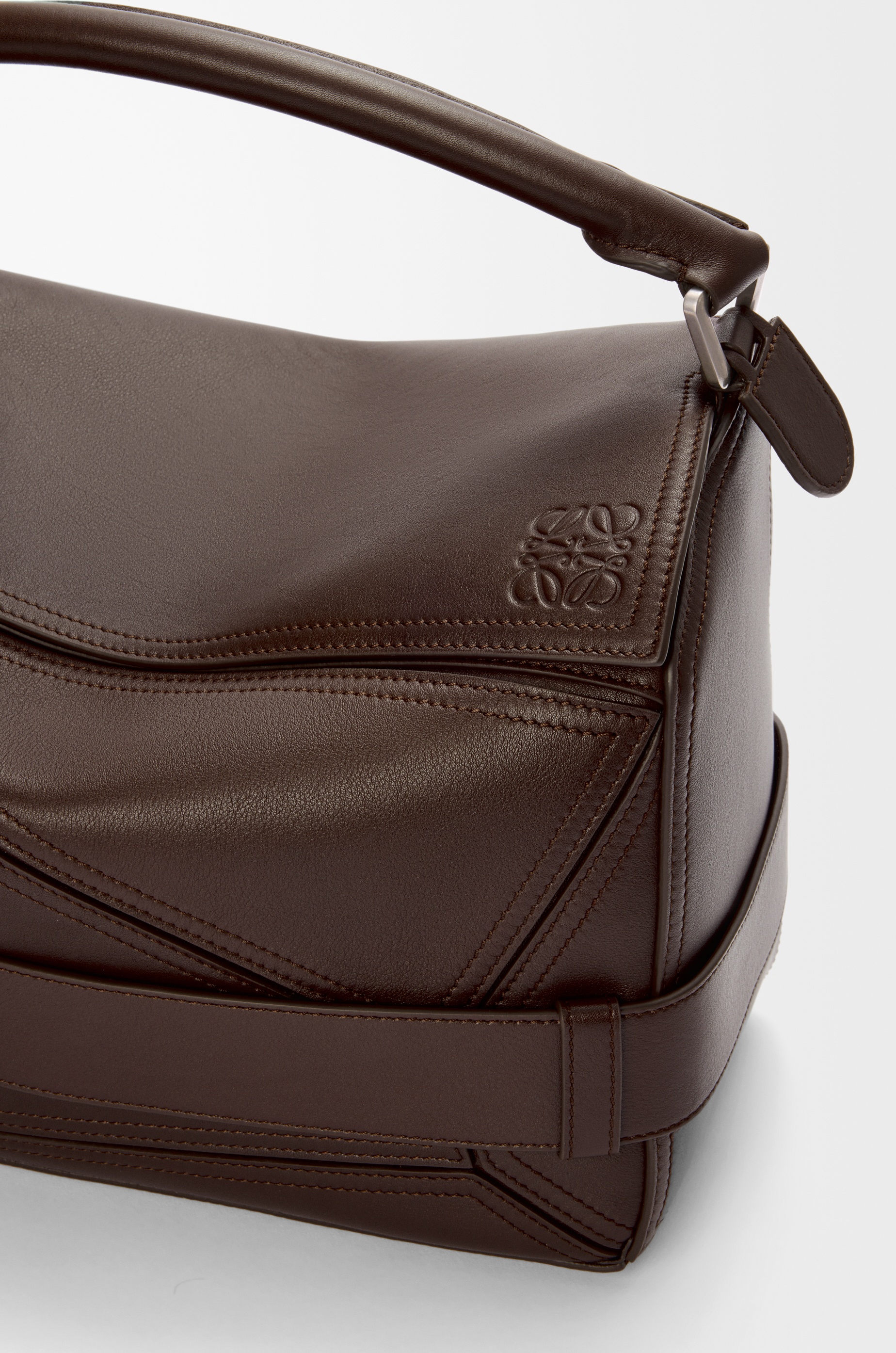 Large Puzzle Biker bag in shiny calfskin - 9