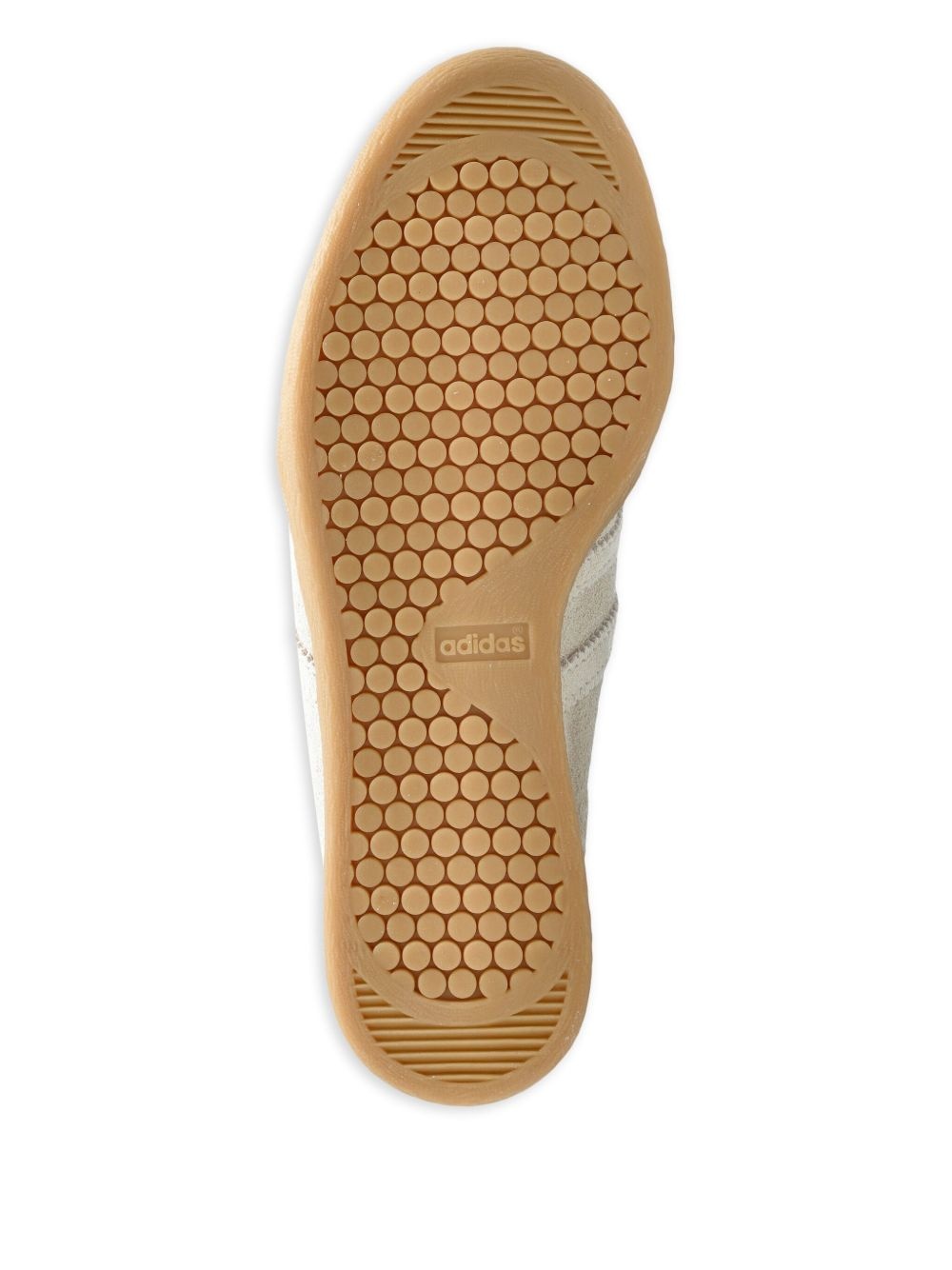 Tobacco suede low-top sneakers - 5