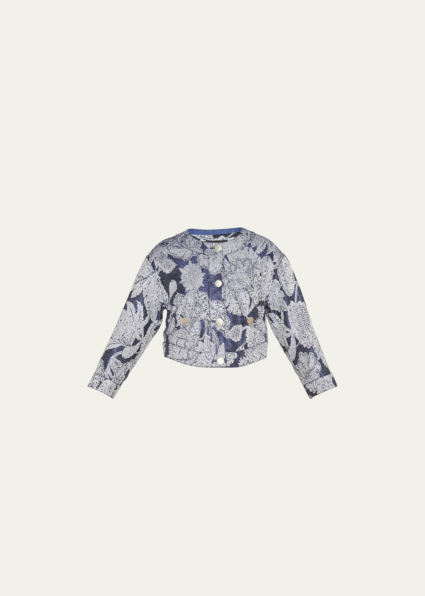 Paisley Crop Jacket - 1