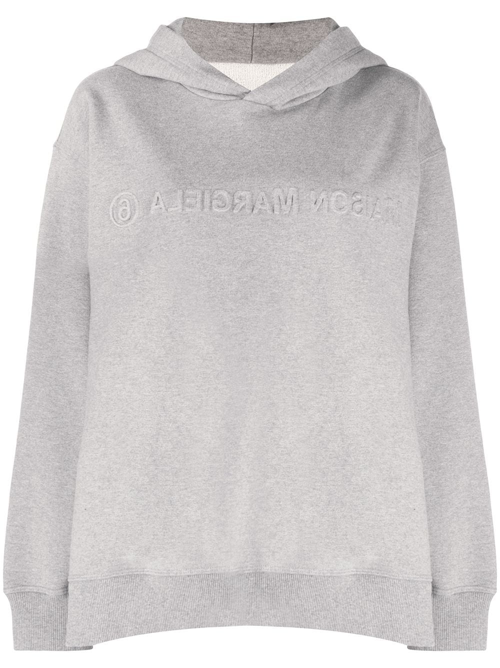 embossed logo hoodie sweatshirt - 1