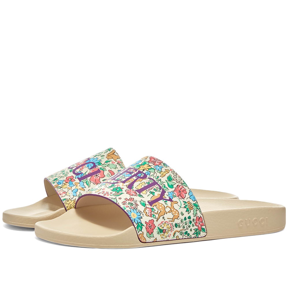 Gucci Liberty Logo Pool Slide - 1