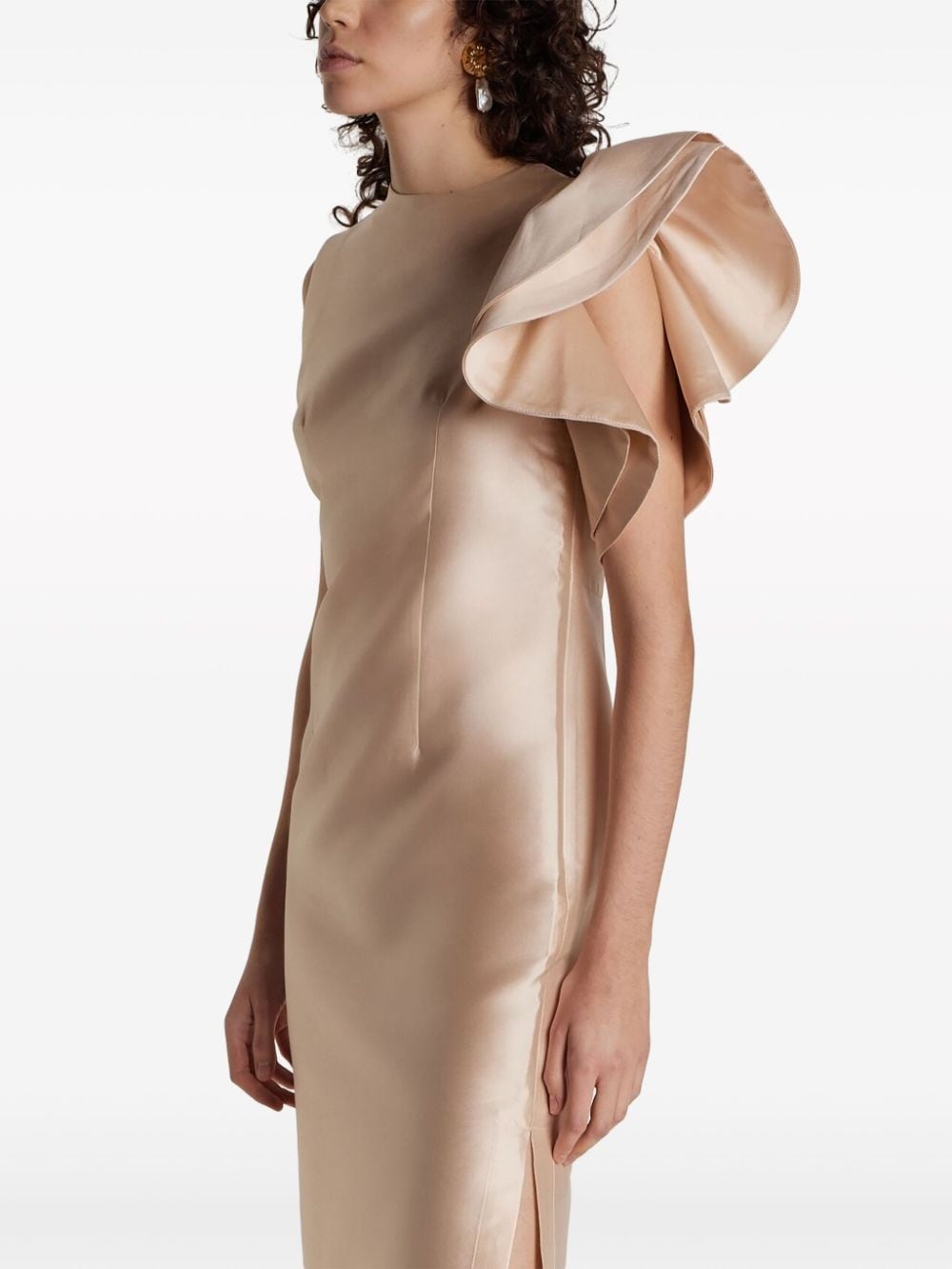 Franz ruffle-detailing dress - 3