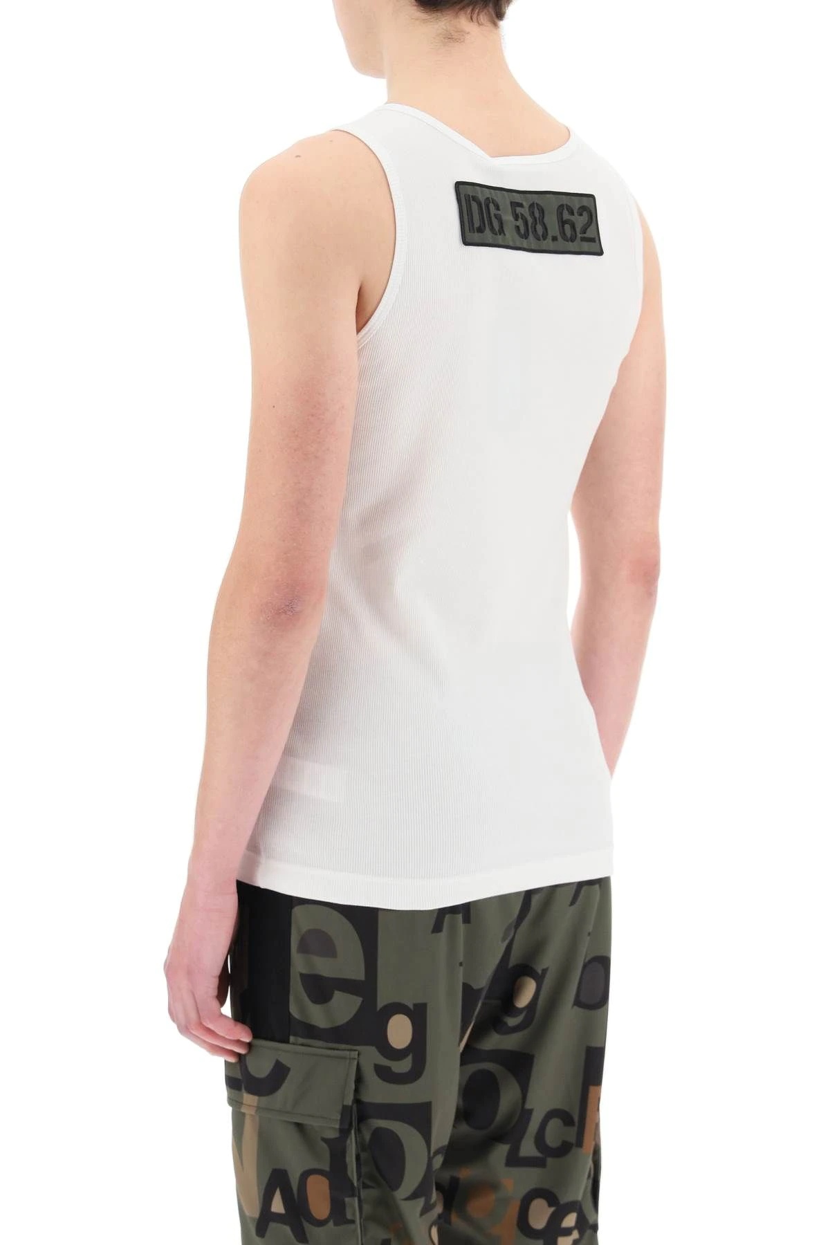 TANK TOP WITH LOGO PATCH - 4