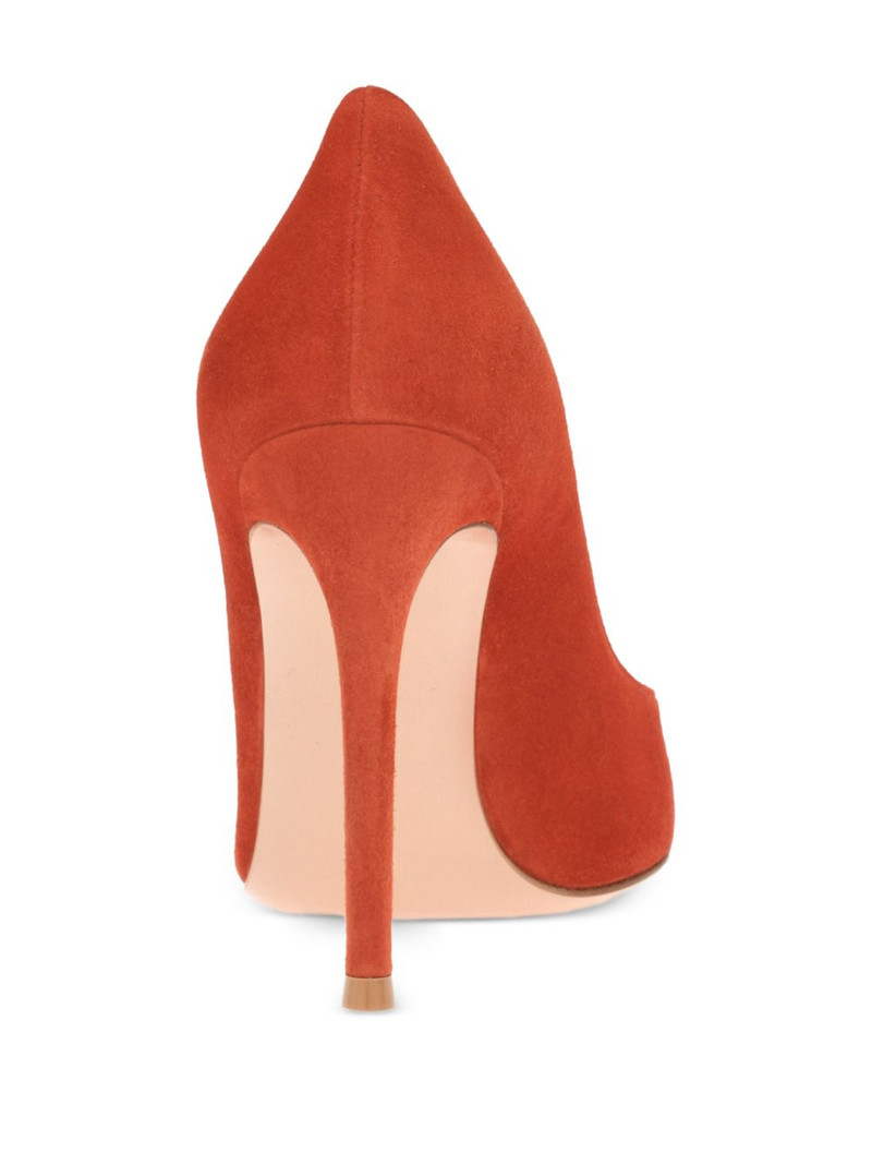 GIANVITO pointed suede pumps 3