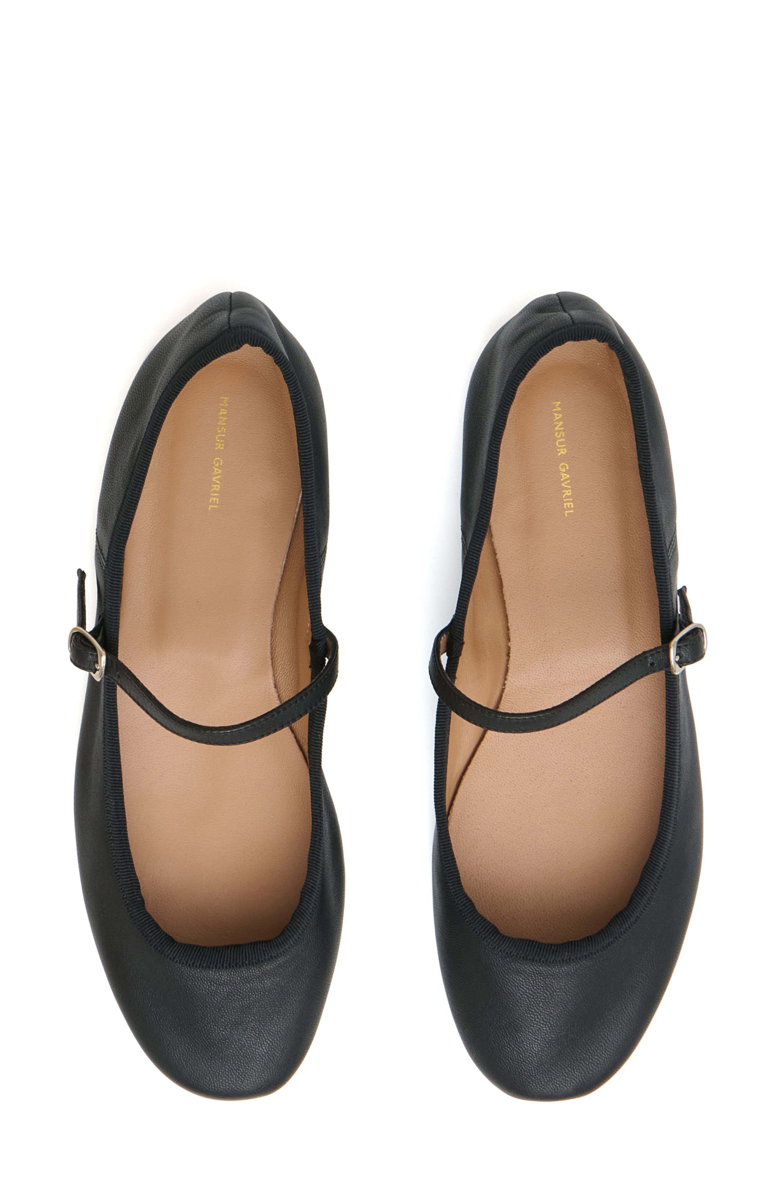 Mansur Gavriel Dance Mary Jane Flat in Black at Nordstrom - 4