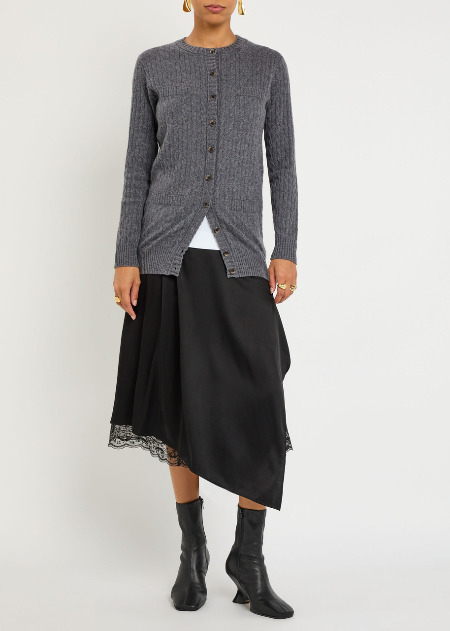 Lisa Yang Inda Cable-knit Cashmere Cardigan - 4