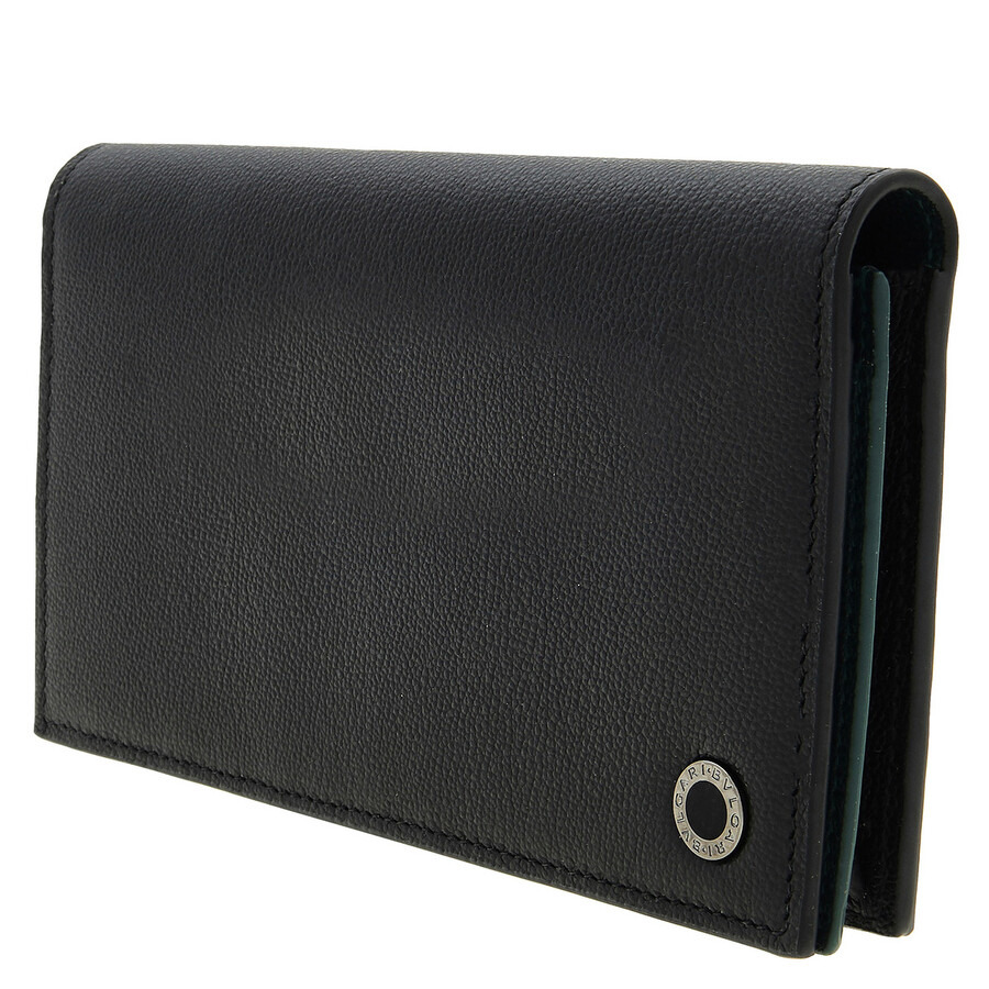 Bvlgari Black Bifold Leather Wallet - 2