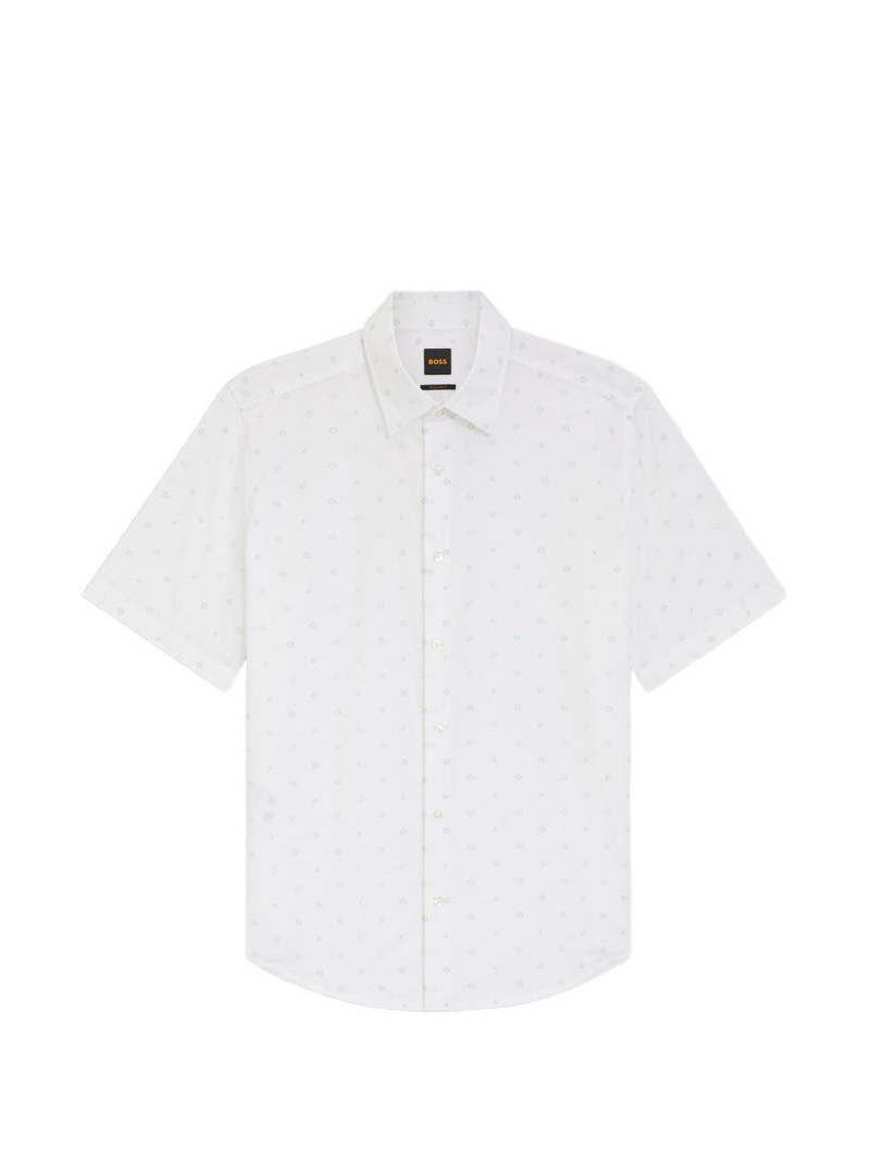 patterned short-sleeved shirt 1