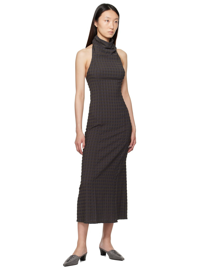 paloma wool Brown & Blue Olin Maxi Dress outlook