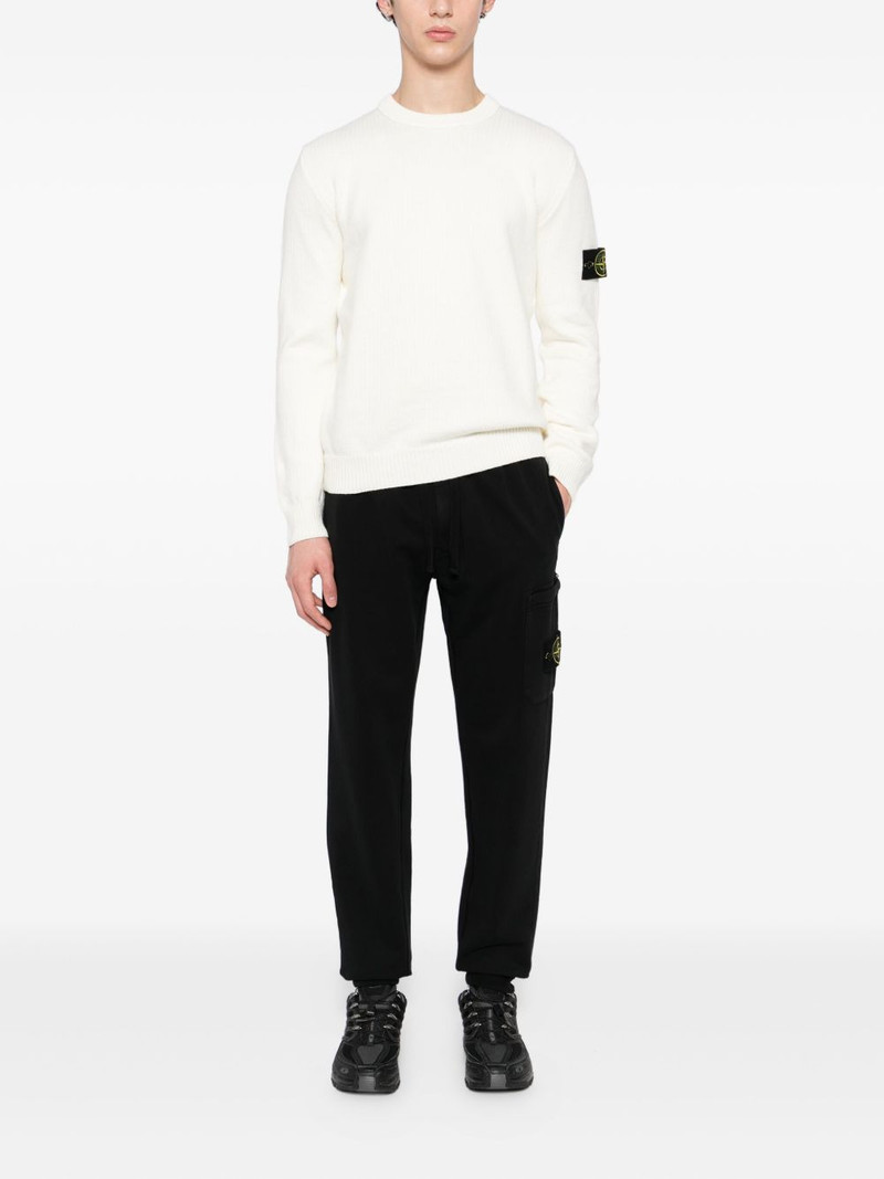 Stone Island logo-patch trousers outlook