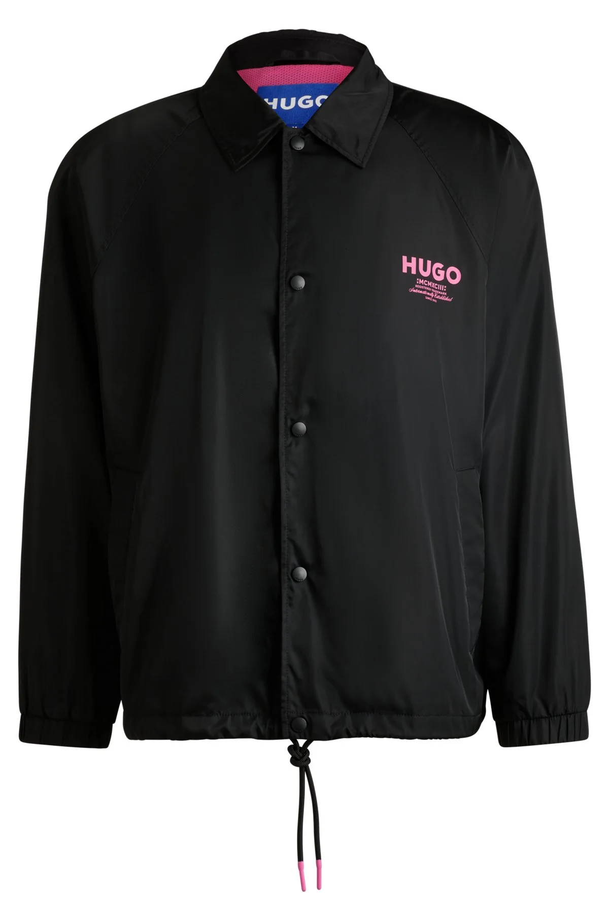 REGULAR-FIT WATER-REPELLENT COACH JACKET WITH LOGO PRINTS - 1
