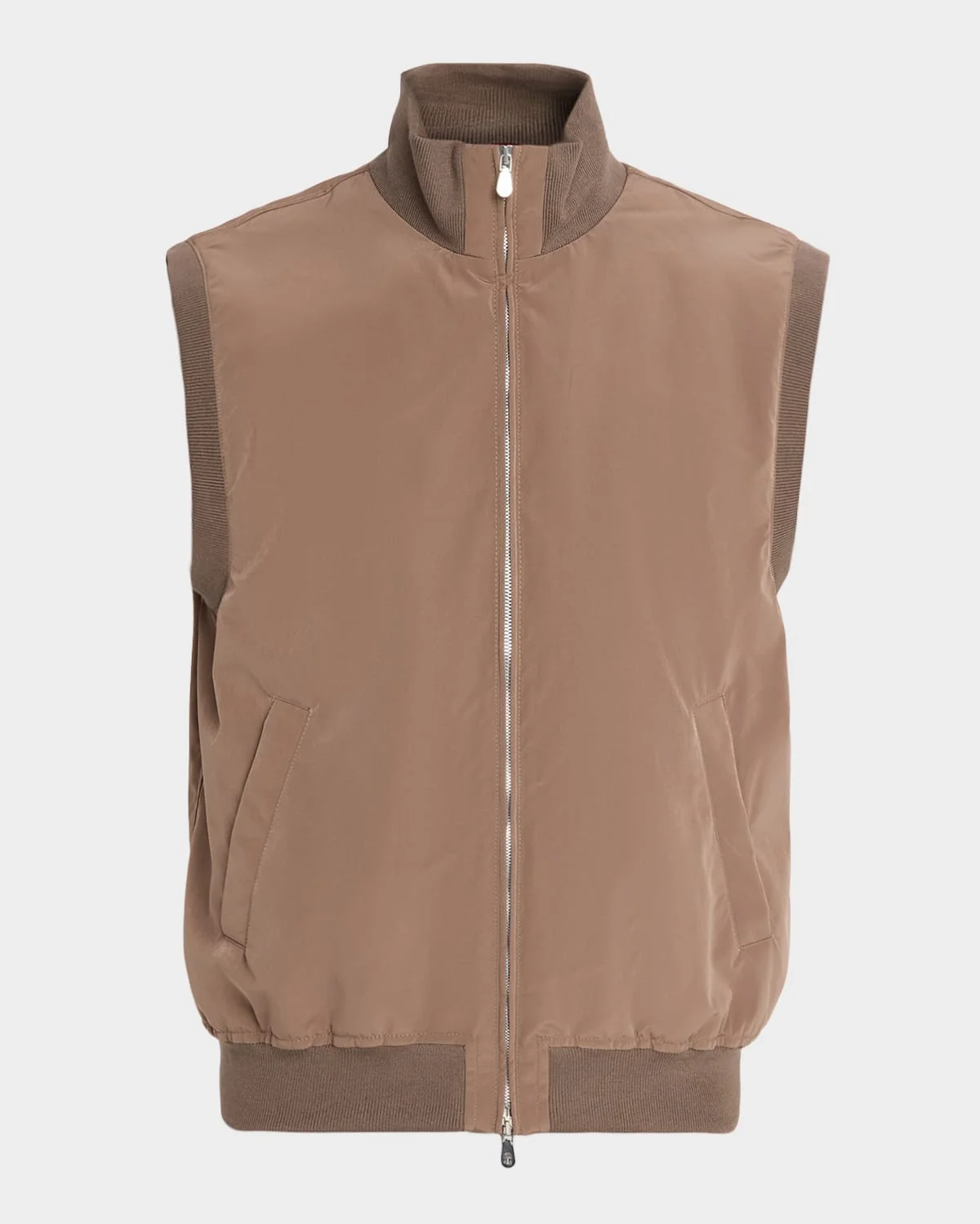 Men's Water-Resistant Full-Zip Vest - 1