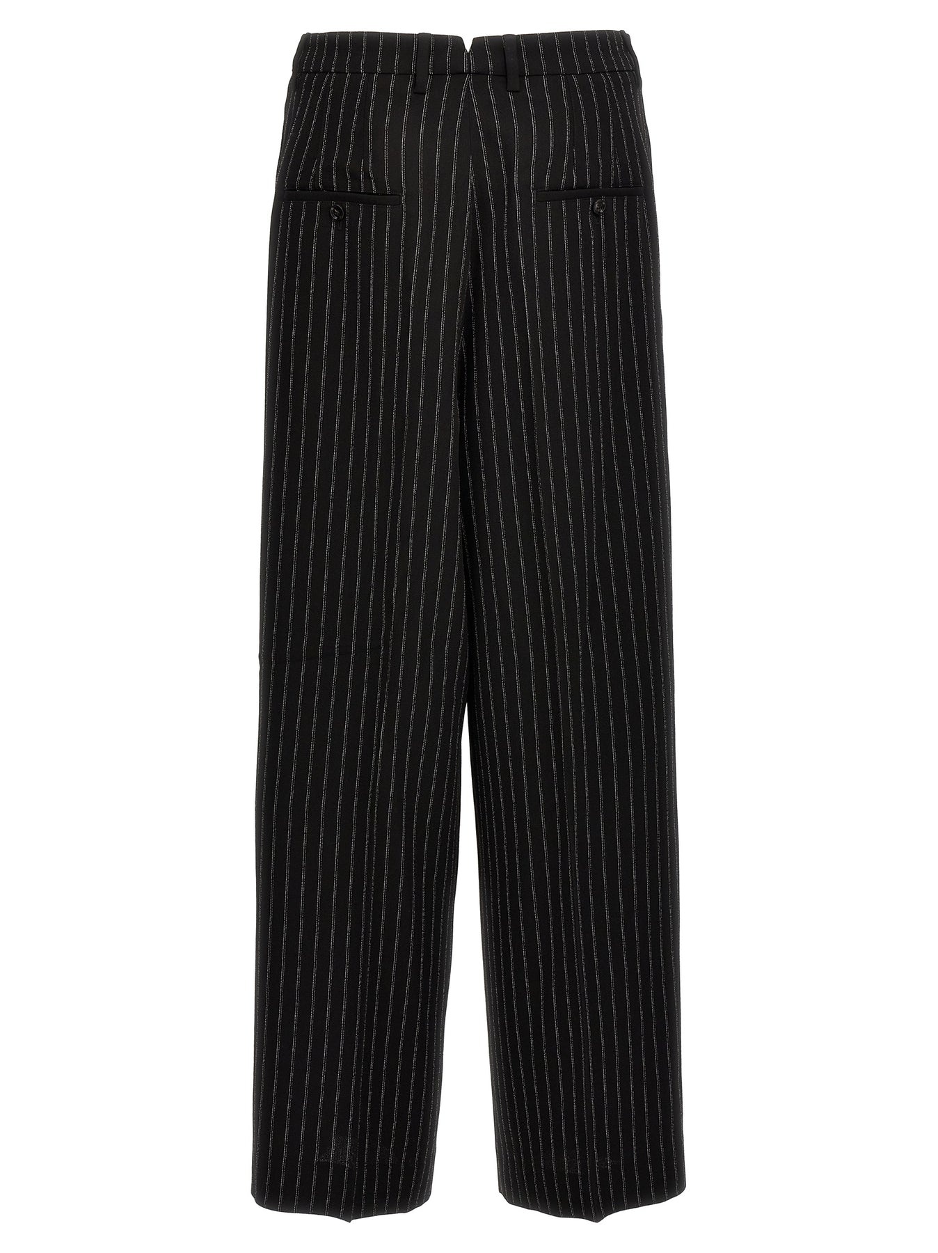 Pinstripe Pants White/Black - 2