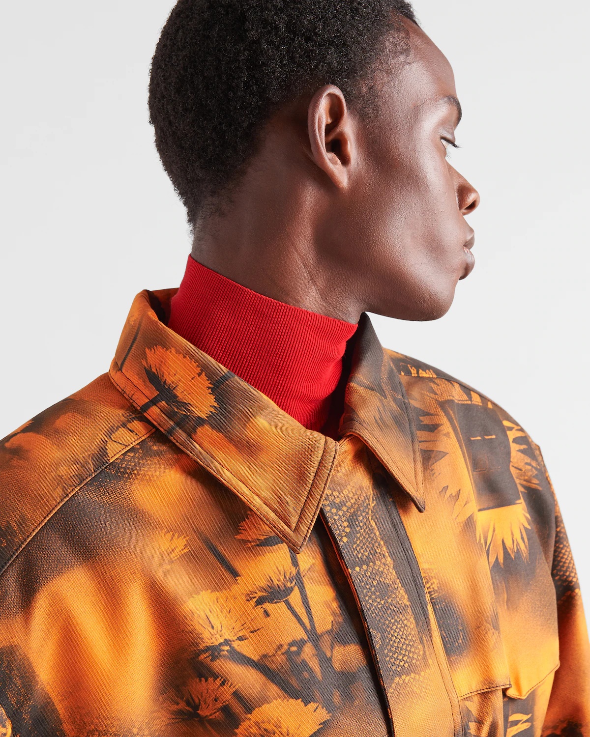 Printed Re-Nylon parka - 4