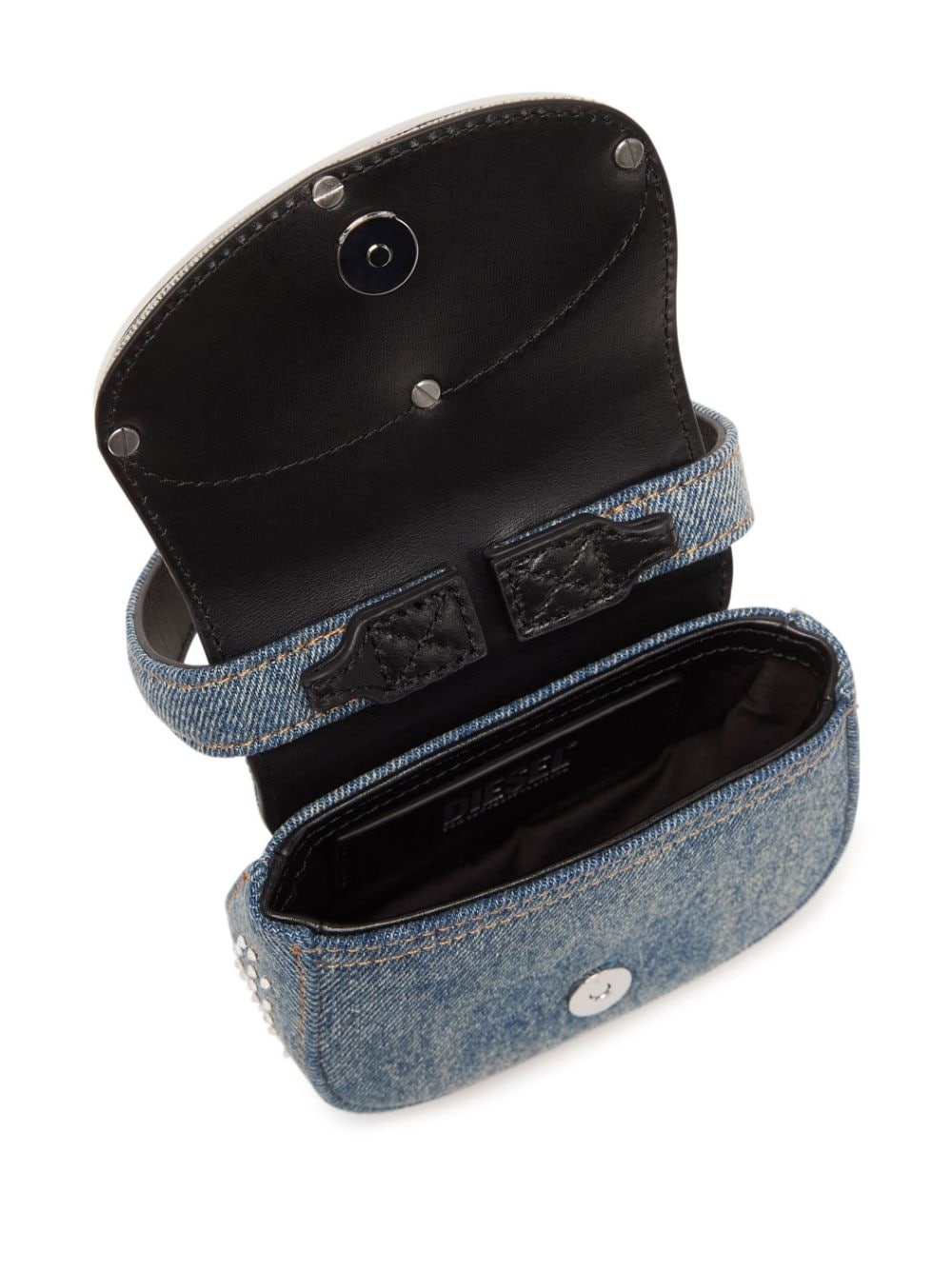 mini 1DR crystal-embellished bag - 4