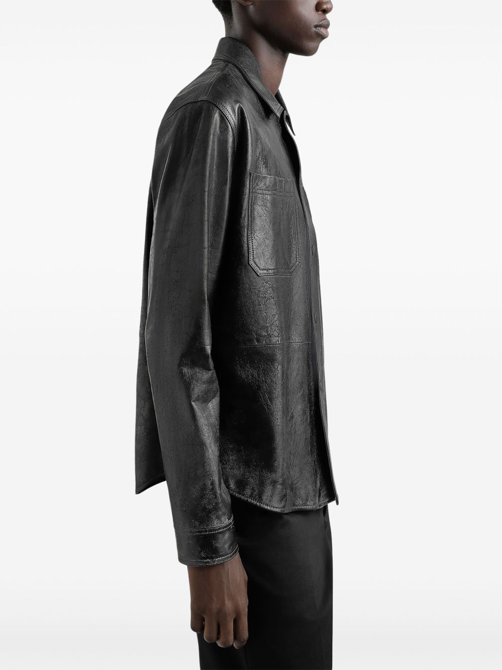 leather shirt - 5