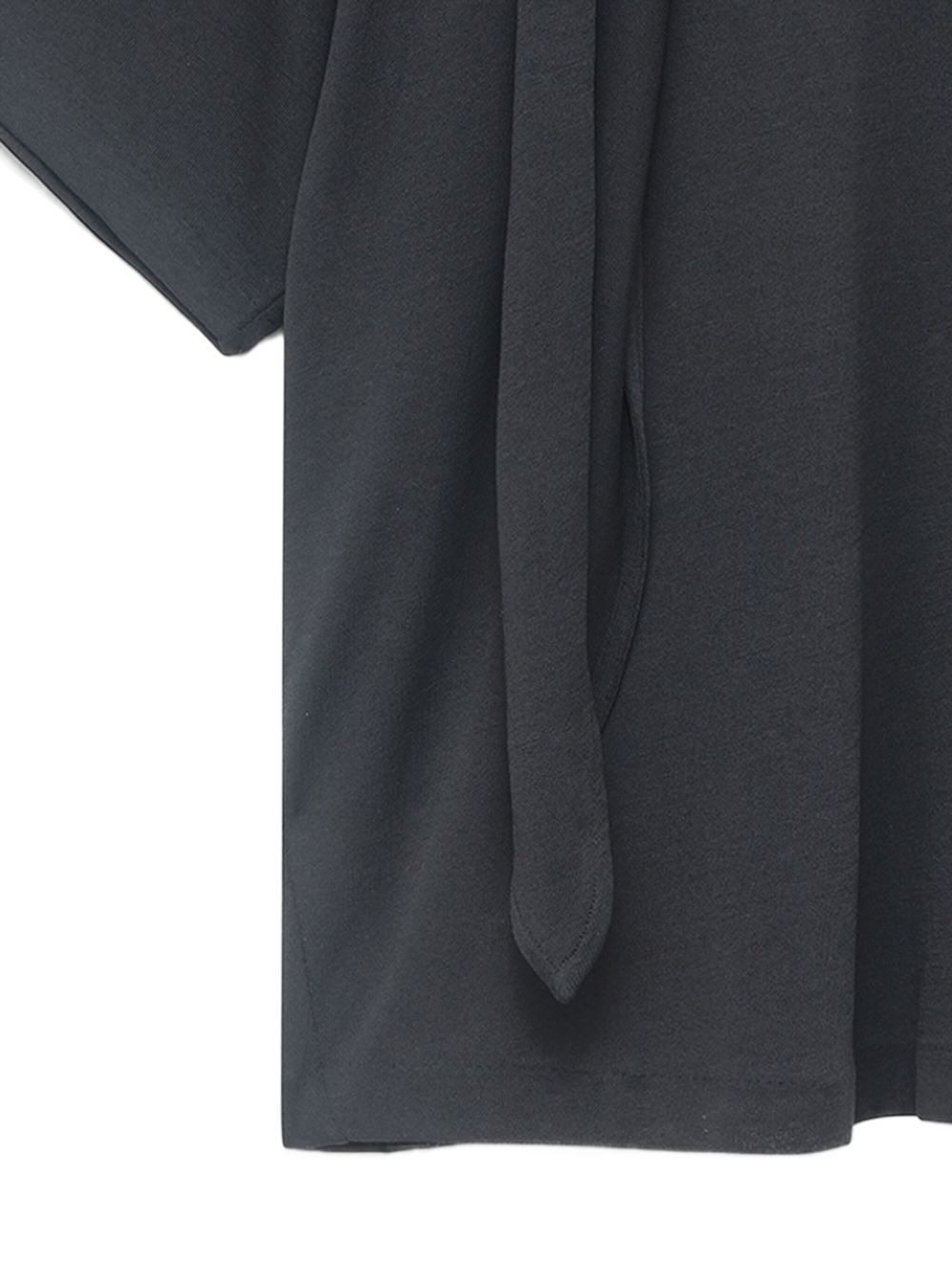neck-tie short-sleeve T-shirt - 2