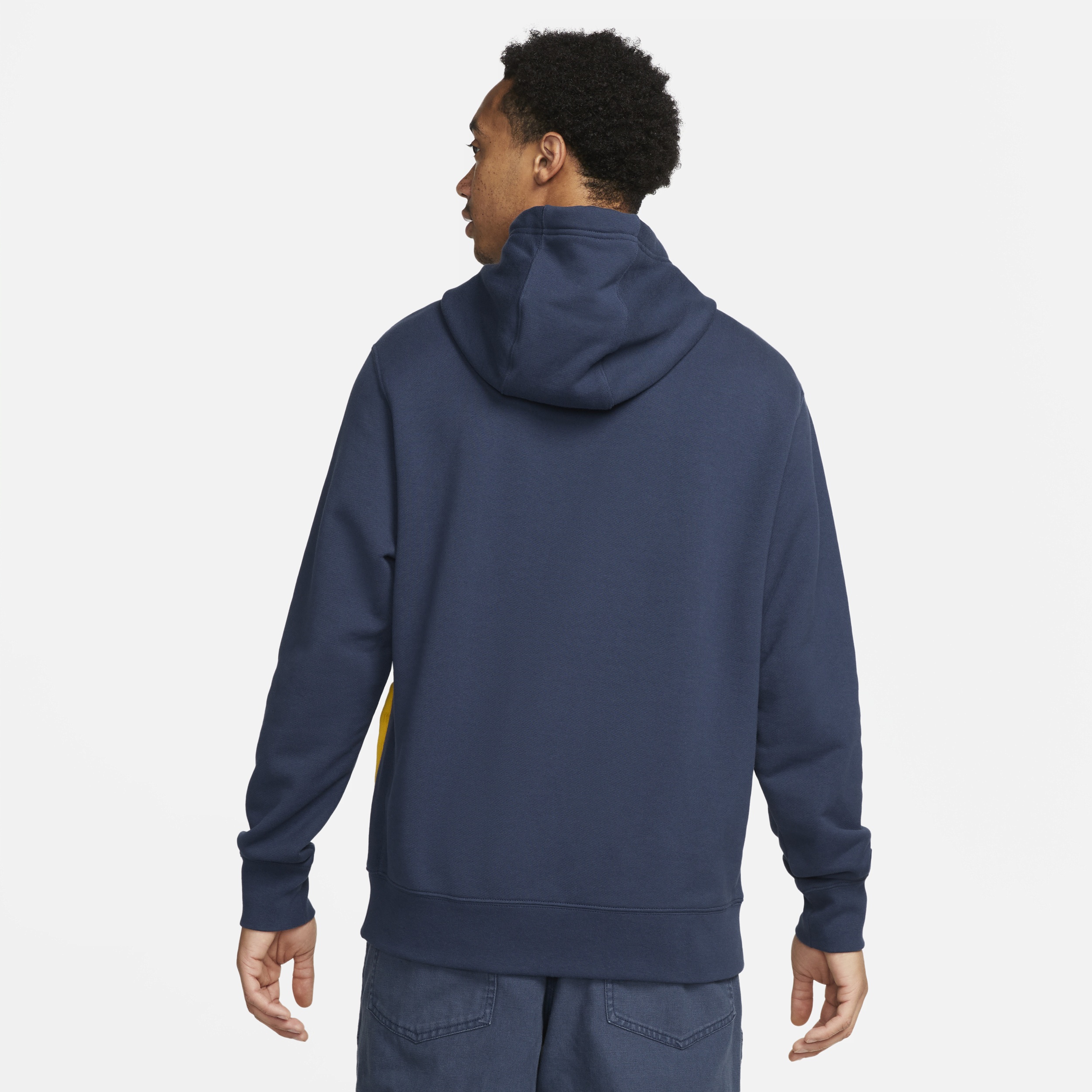 Nike Club Fleece Men's French Terry Color-Blocked Hoodie - 2