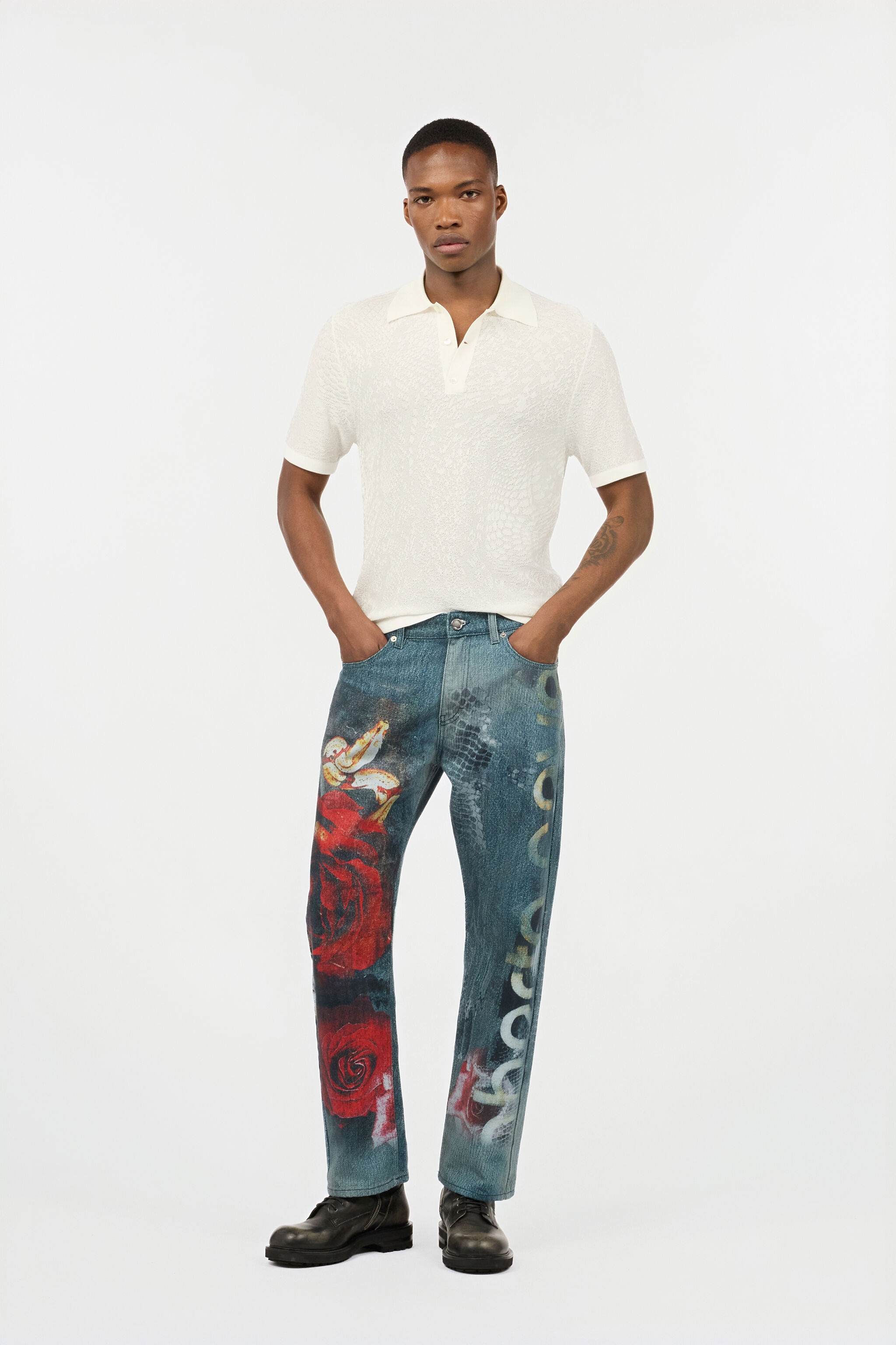 Polo With Python Print - 2